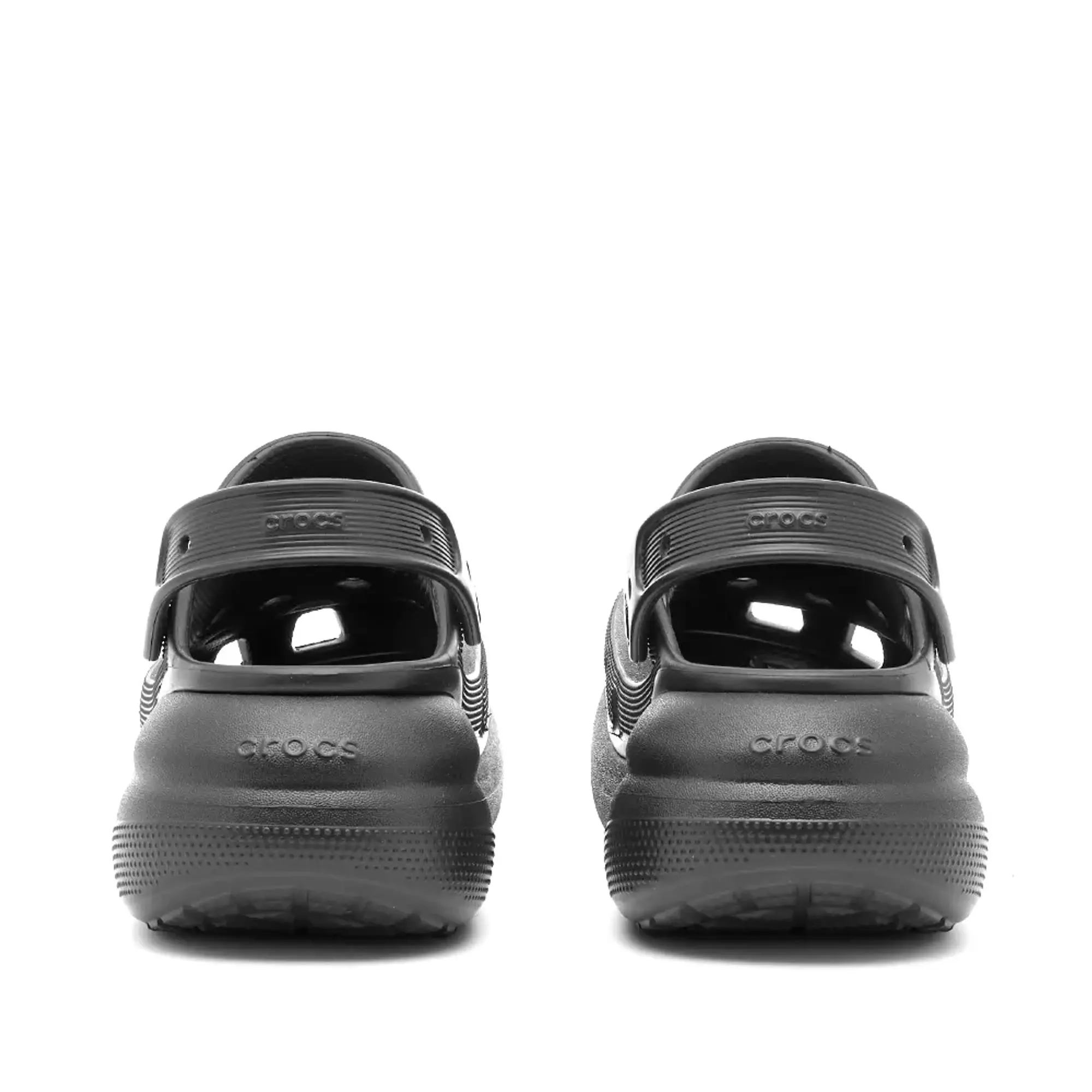 Crocs crush clog sandals in black