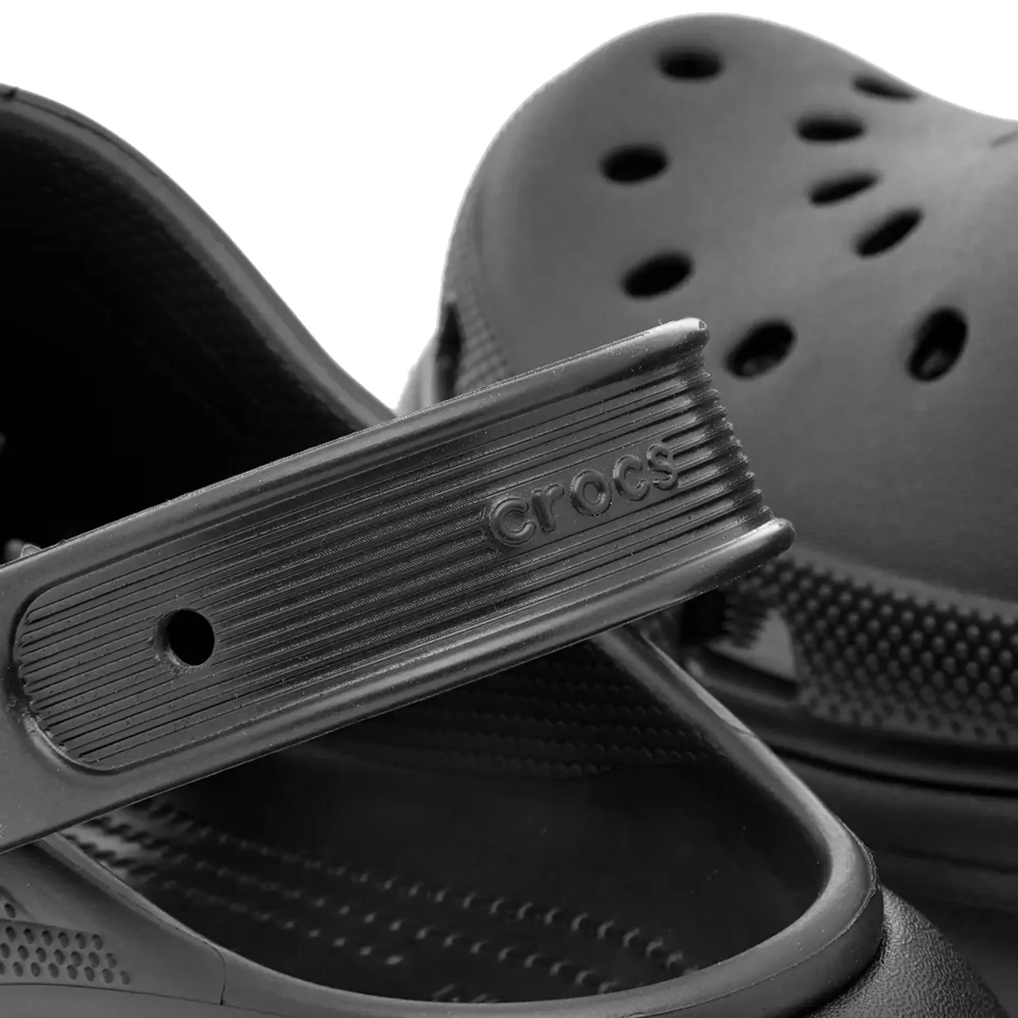 Crocs crush clog sandals in black