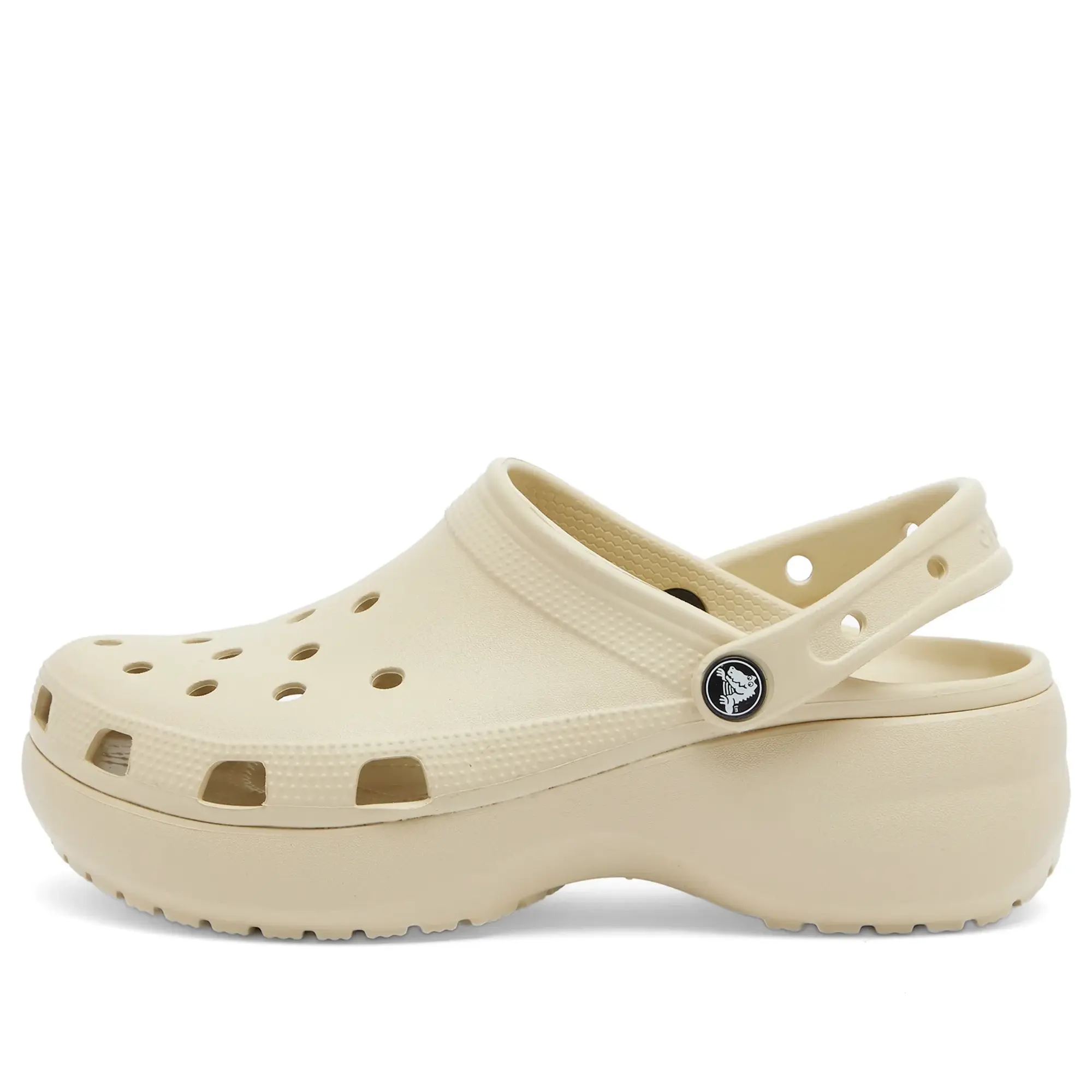 Crocs | Women | Classic Platform | Clogs | Bone | 9