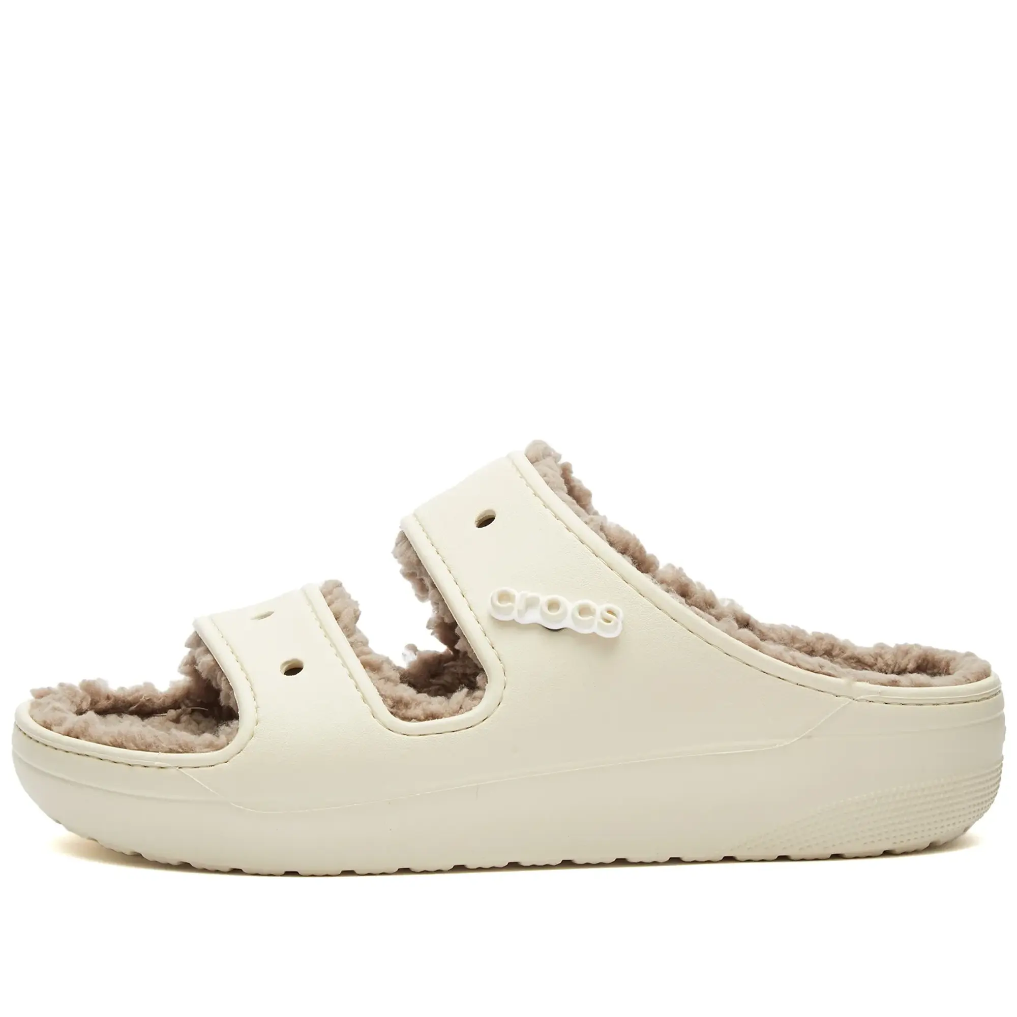 Crocs | Unisex | Classic Cozzzy | Sandals | Bone / Mushroom | M12