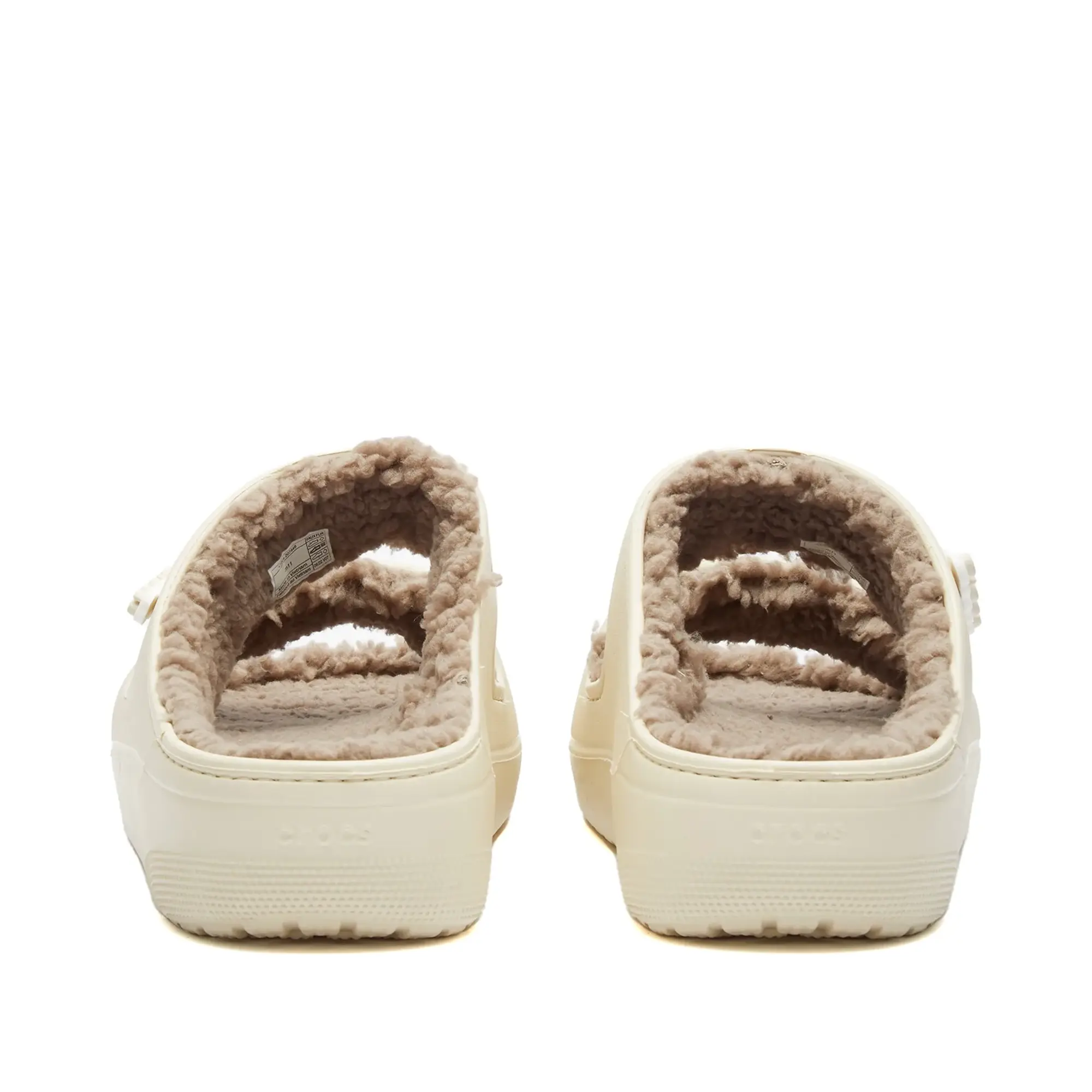 Crocs | Unisex | Classic Cozzzy | Sandals | Bone / Mushroom | M12