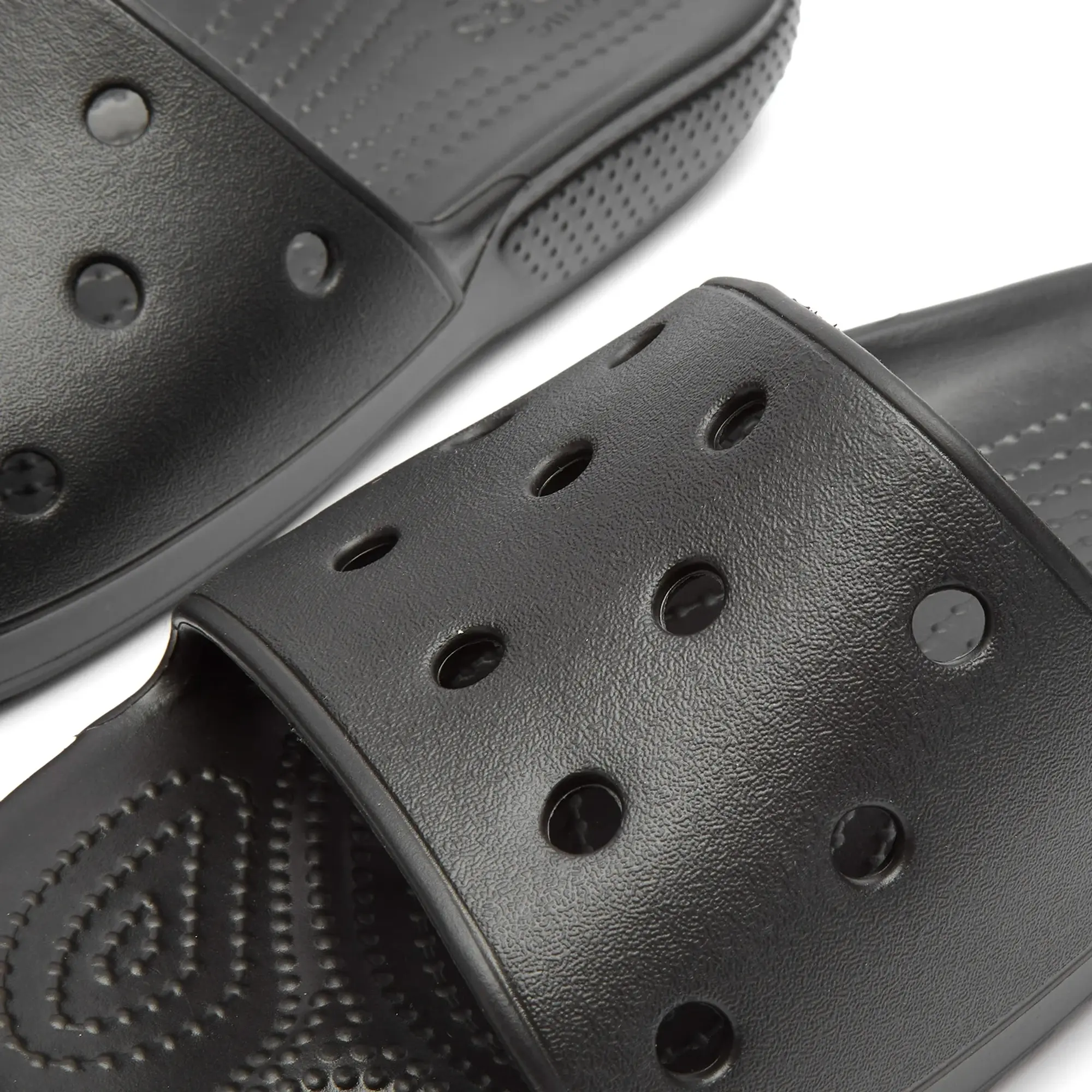 Crocs classic slide sandals in black