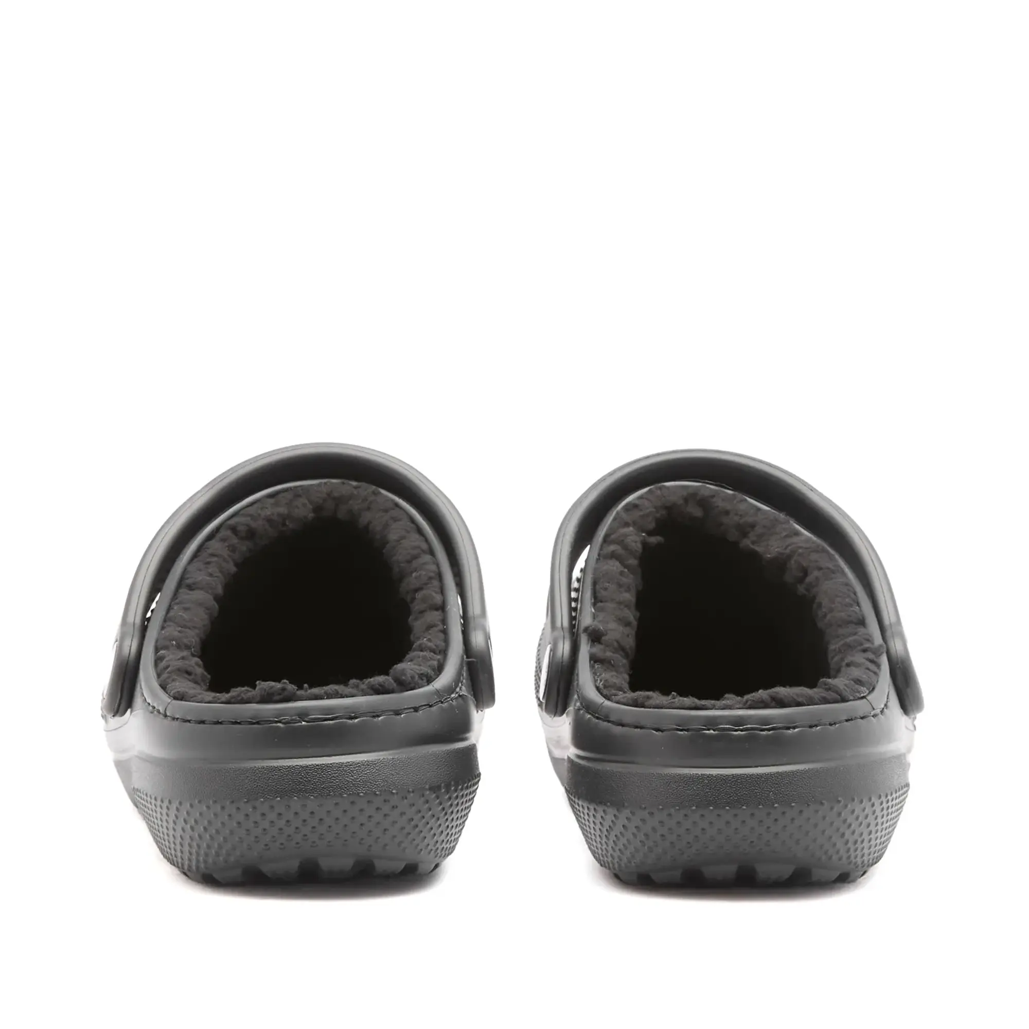 Crocs Womens Classic Lined Clog - Black - Size 3 - Black