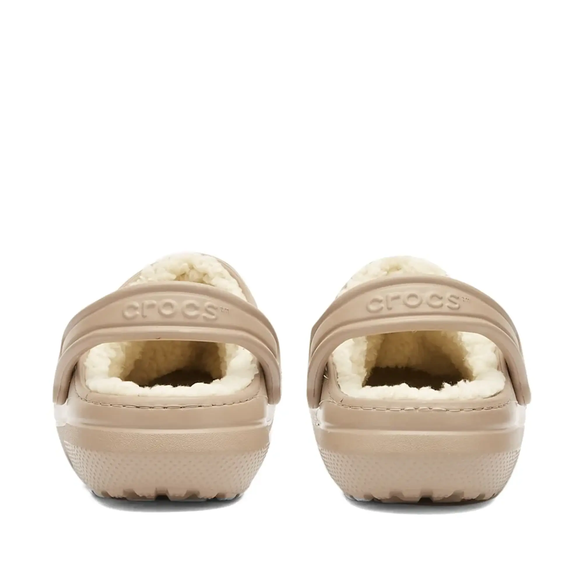 Crocs Classic Lined Clog - Beige - Size 9 - Beige