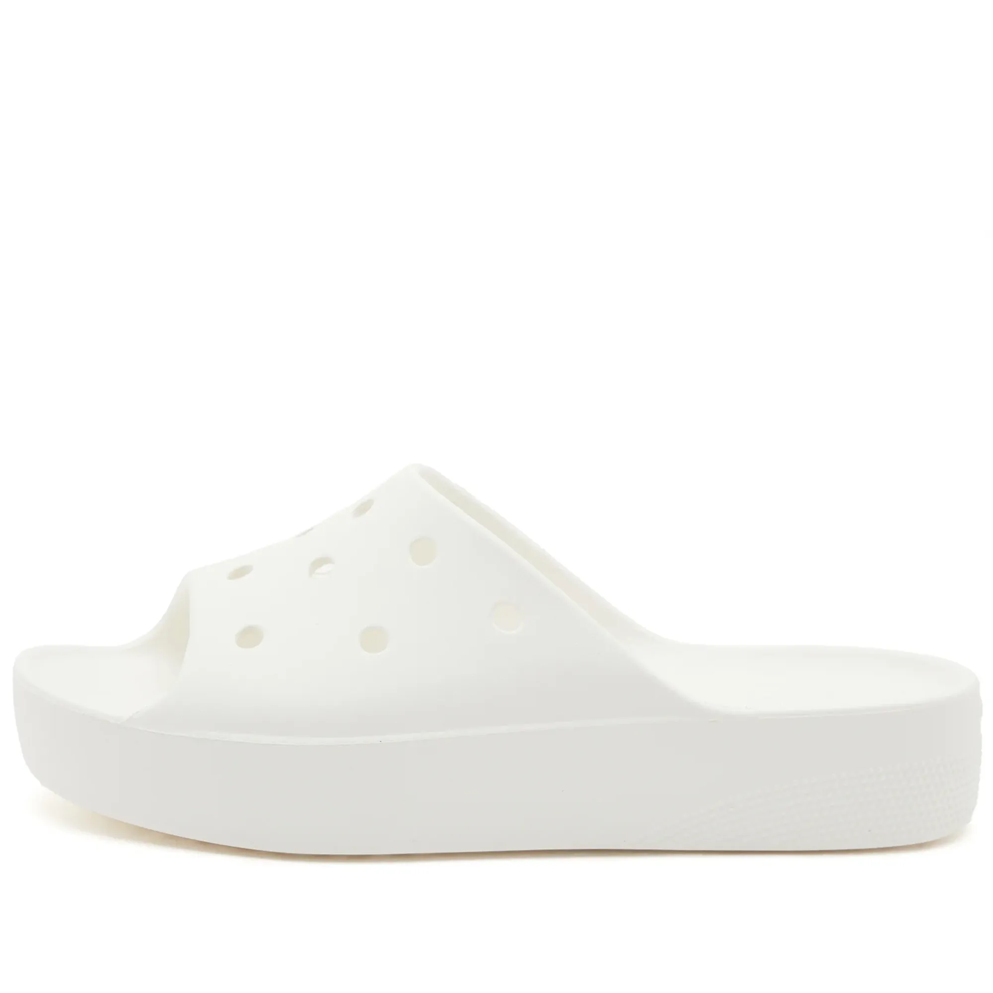 Crocs | Women | Classic Platform | Slides | White | 9