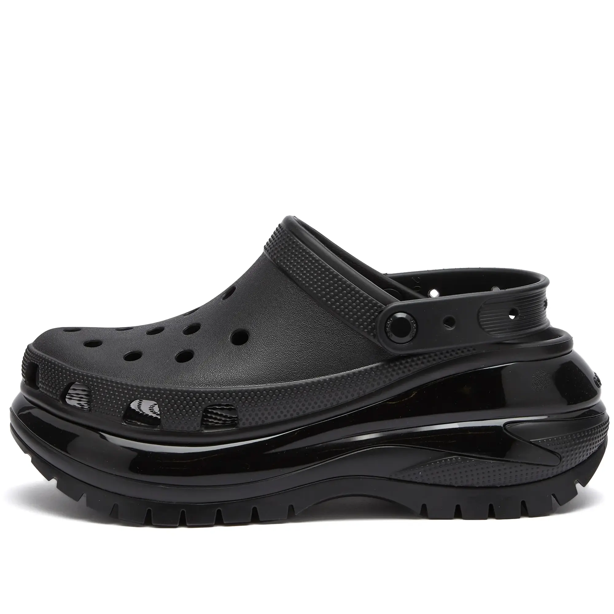 Crocs Mega Crush Clogs In Black