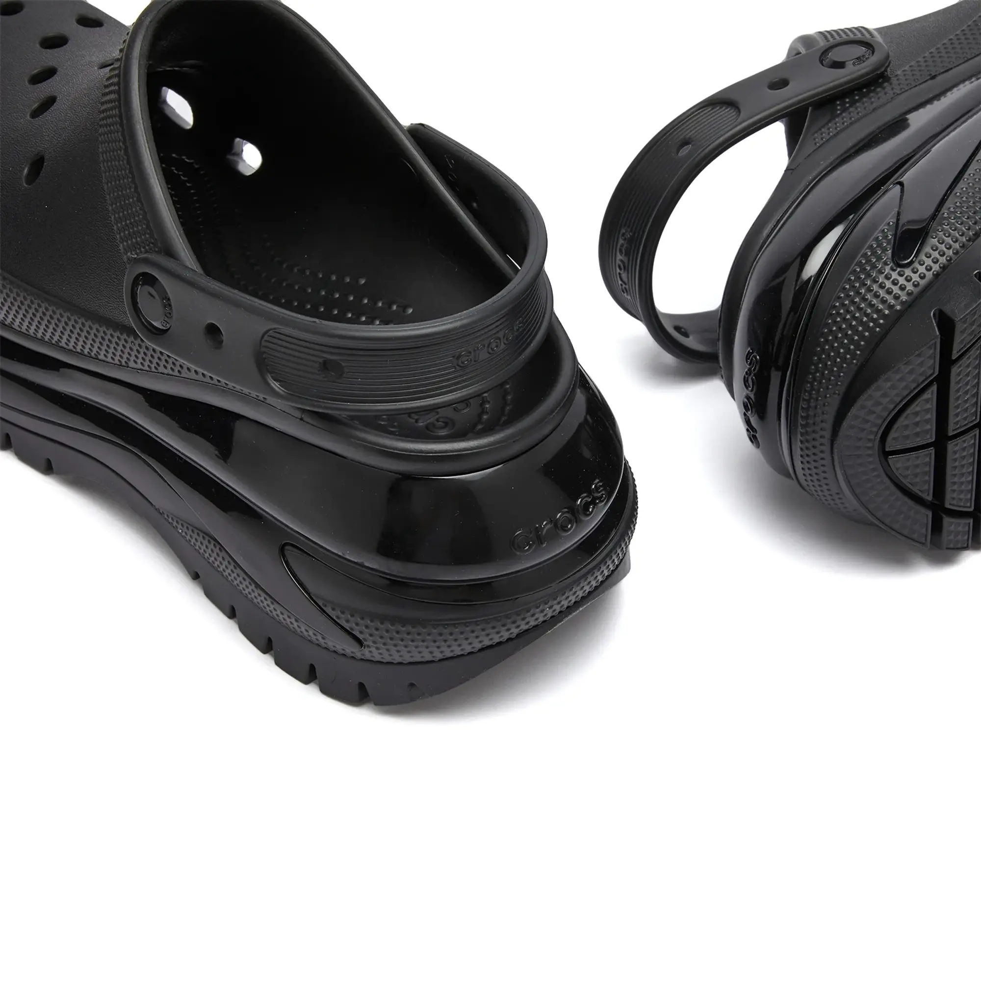 Crocs Mega Crush Clogs In Black