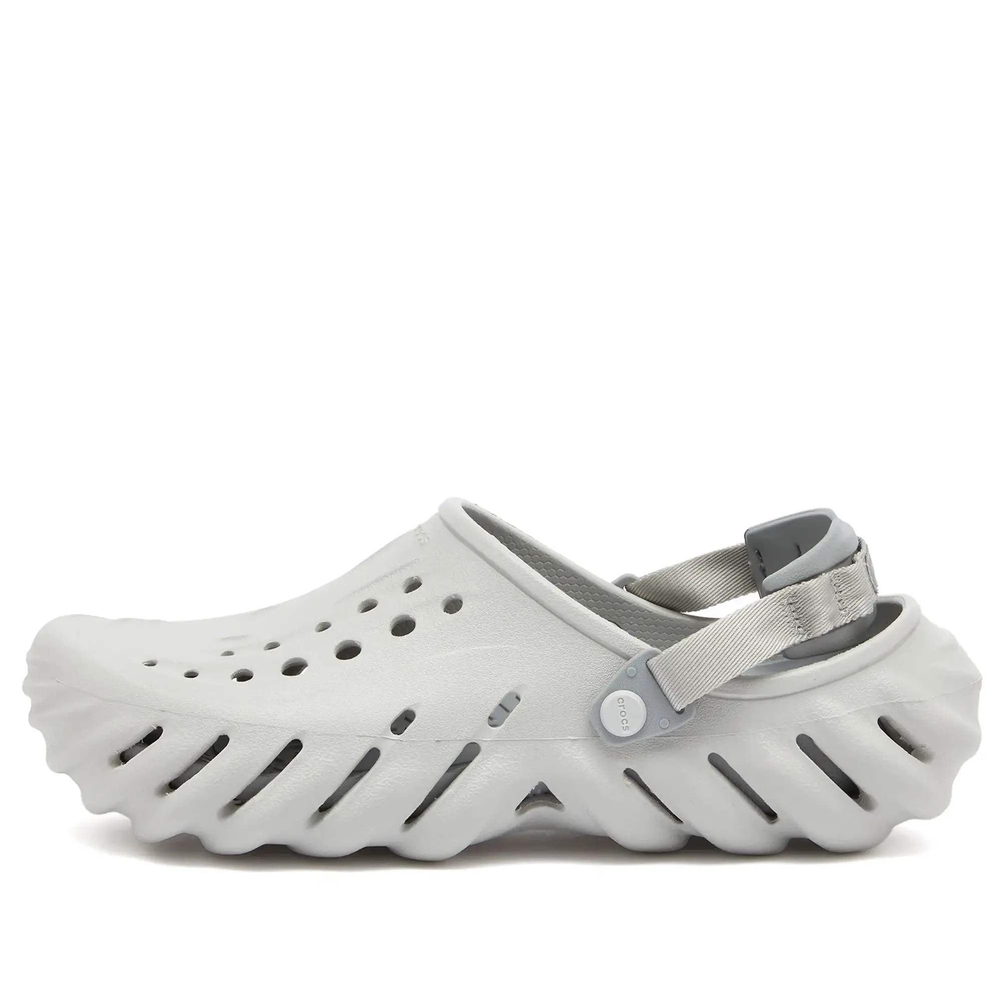 Crocs Echo Clog In Grey-White