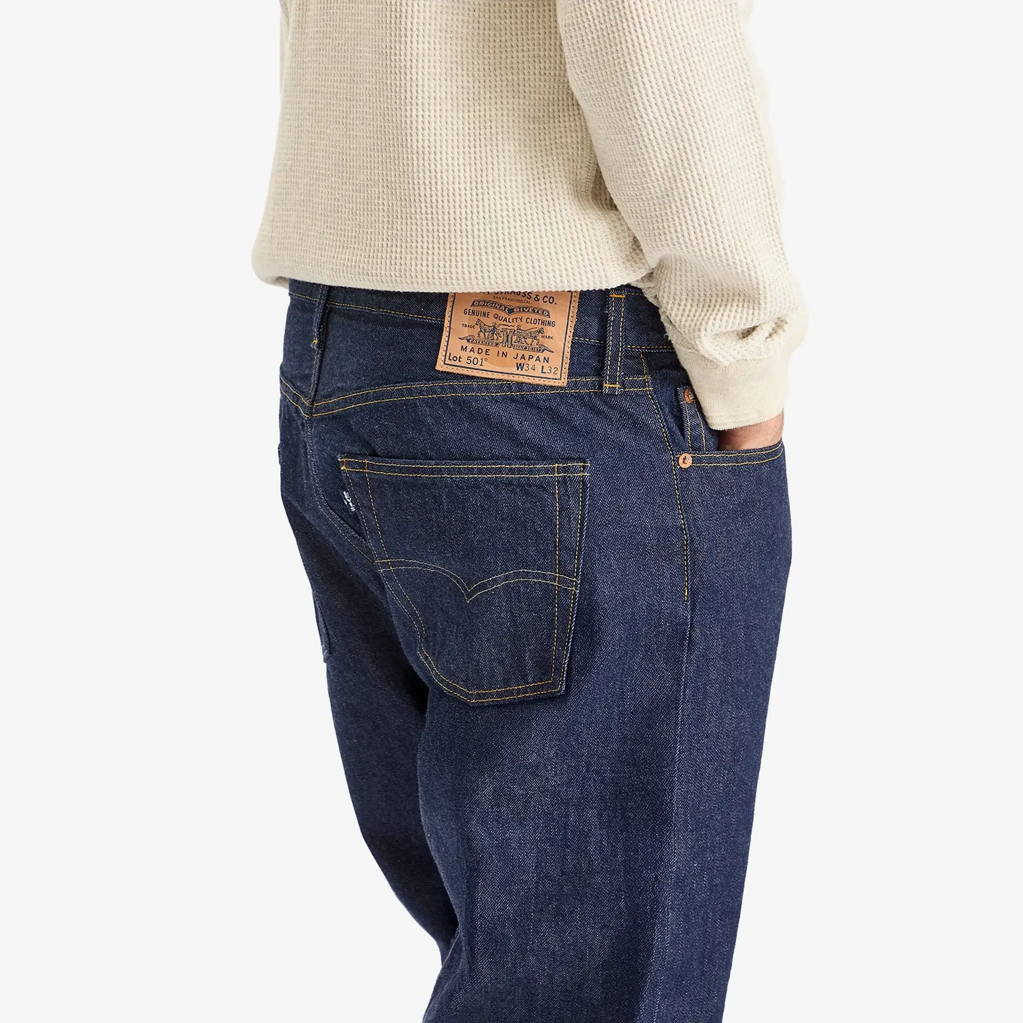 Levi’s Collections Levis Vintage Clothing MIJ 1980's 501 Jean Dark Rigid