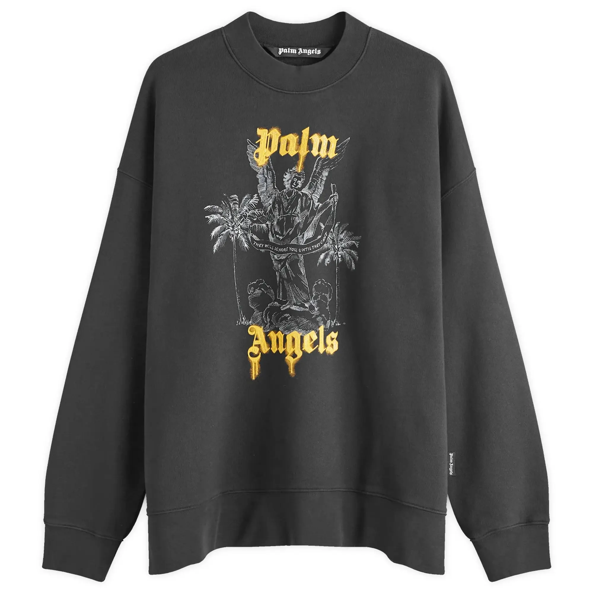 Palm Angels Men's Pencil Crew Sweat Black