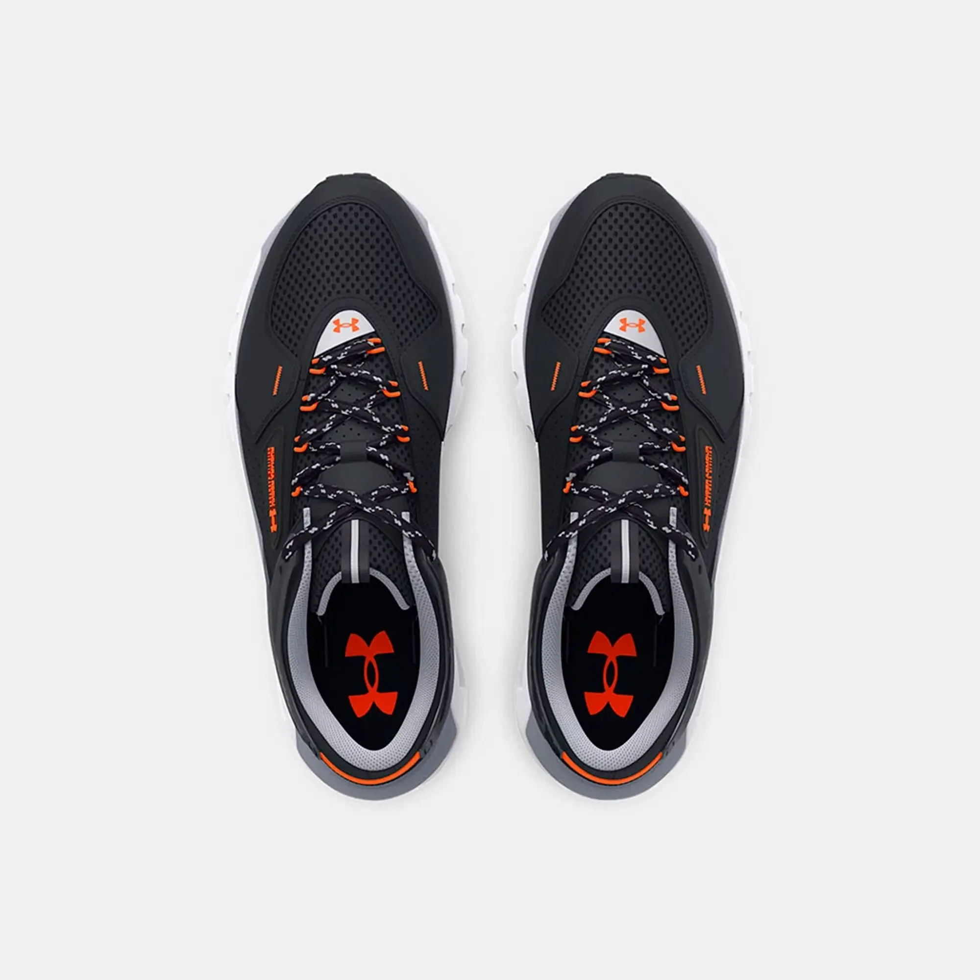 Men's  Under Armour  Summit Trek Shoes Black / Steel / Team Orange 6.5