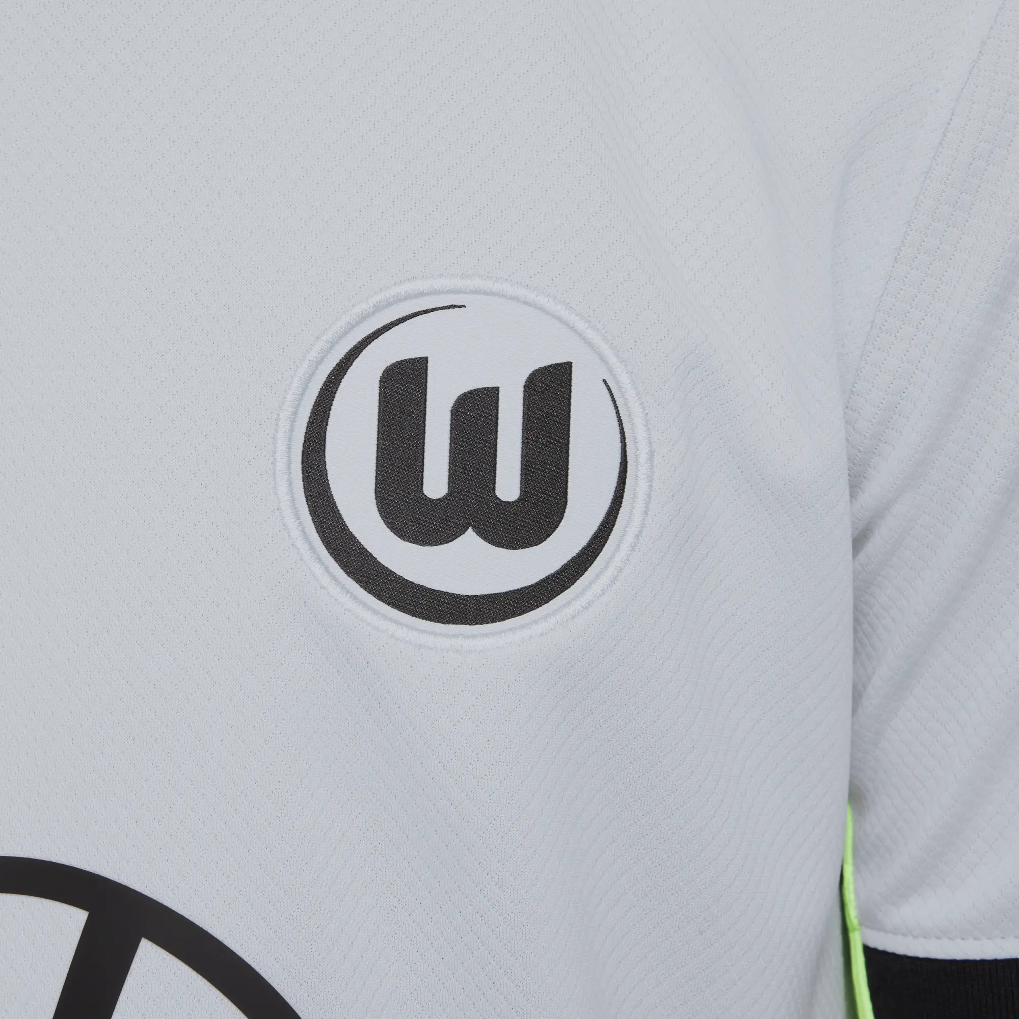 VfL Wolfsburg 2024/25 Stadium Third Older Kids' Nike Dri-FIT Football Replica Shirt - Grey - Polyester