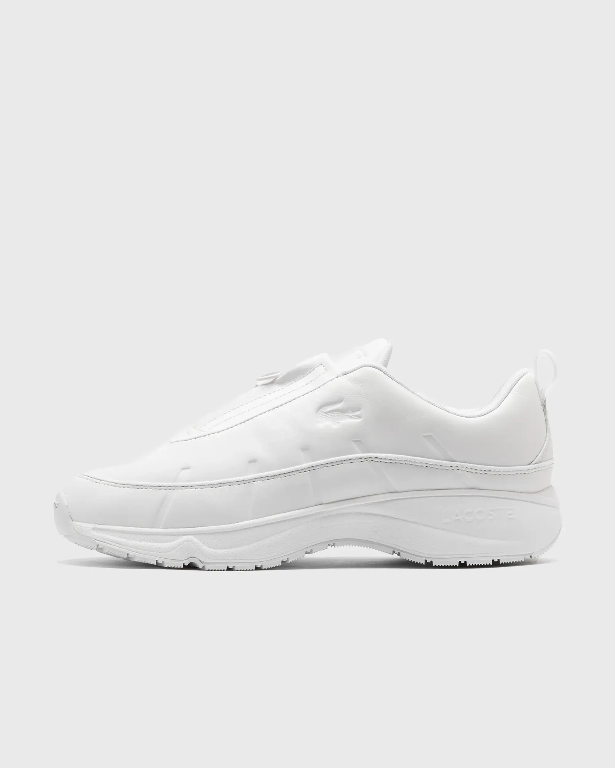 Lacoste Audyssor Zip Og Leather Trainers Men Lowtop White