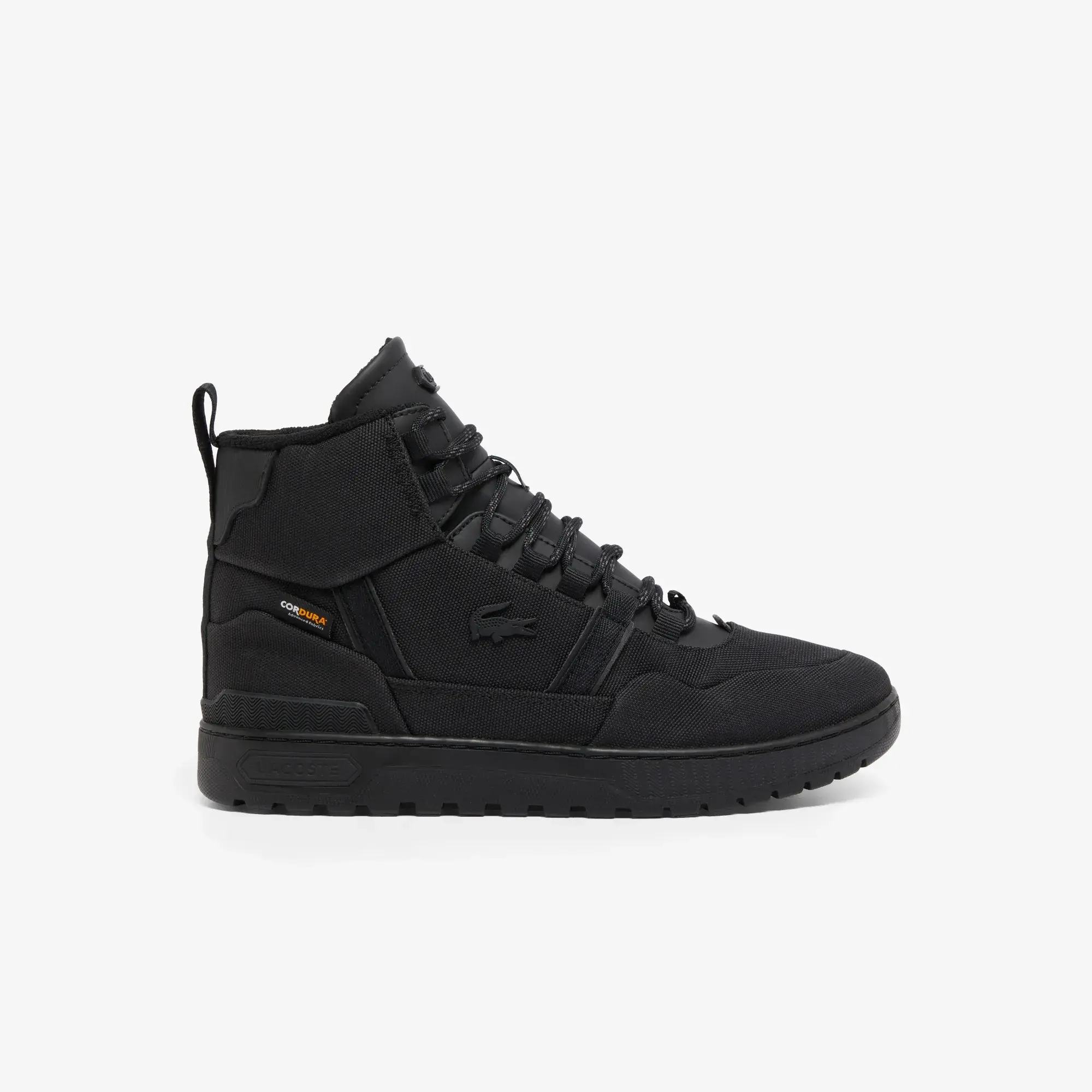 Lacoste Men's T-Clip Winter Mid Sneakers Boots - Black