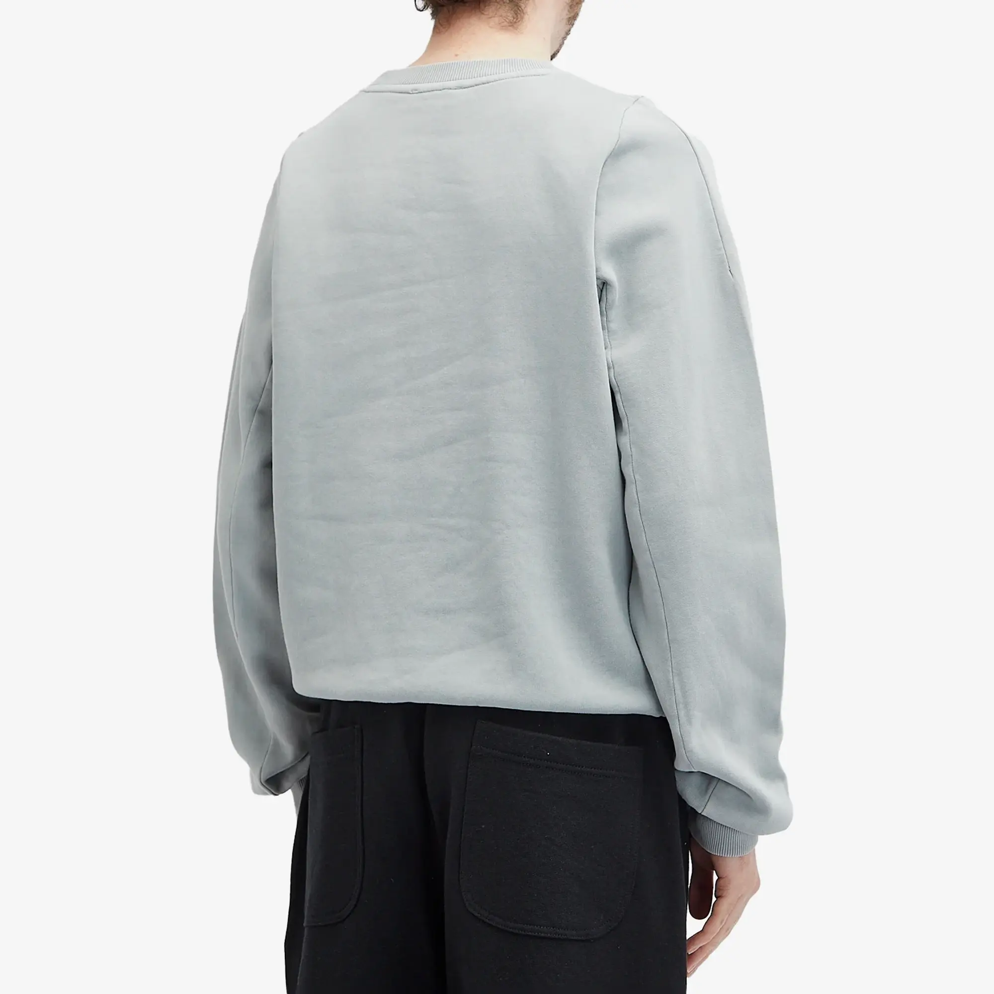 Han Kjobenhavn Men's SILENCE Crew Sweatshirt Steel Grey