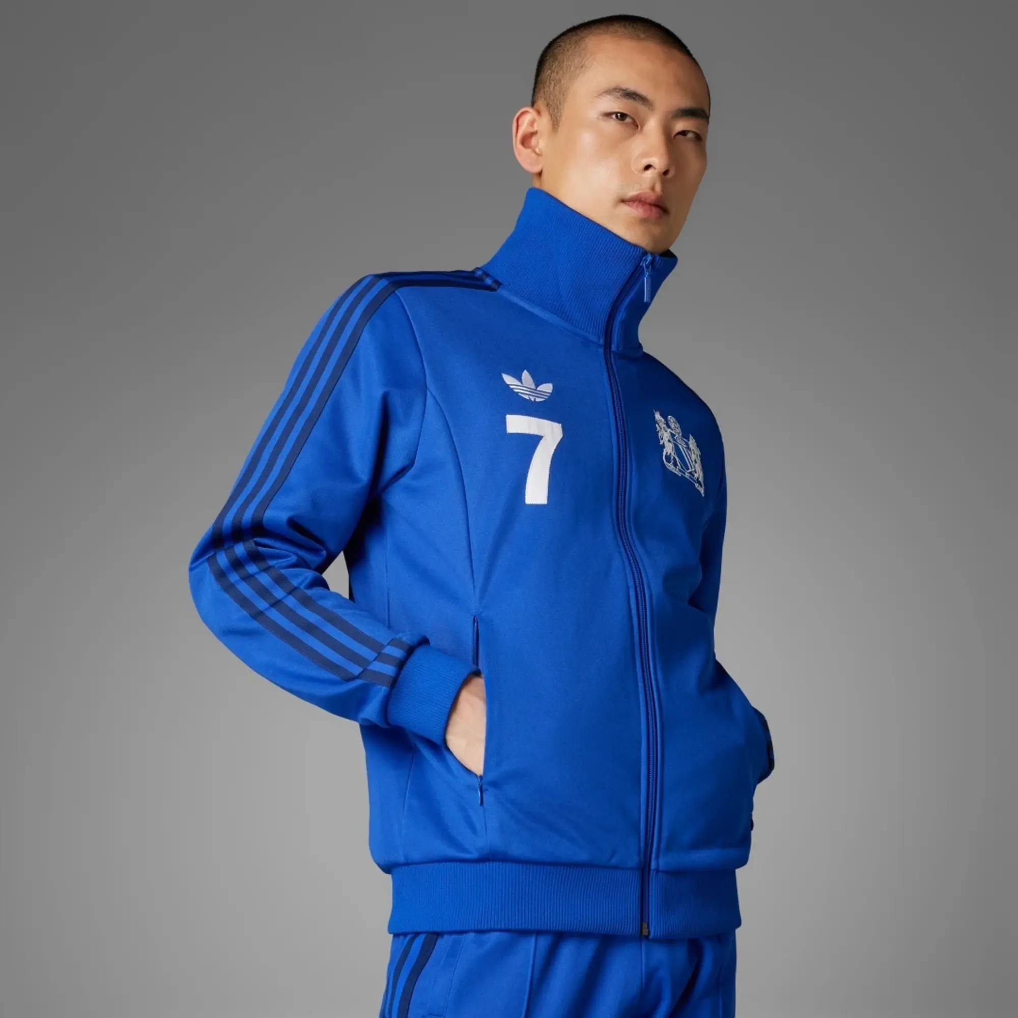 Manchester United x George Best x adidas Originals Track Top Blue