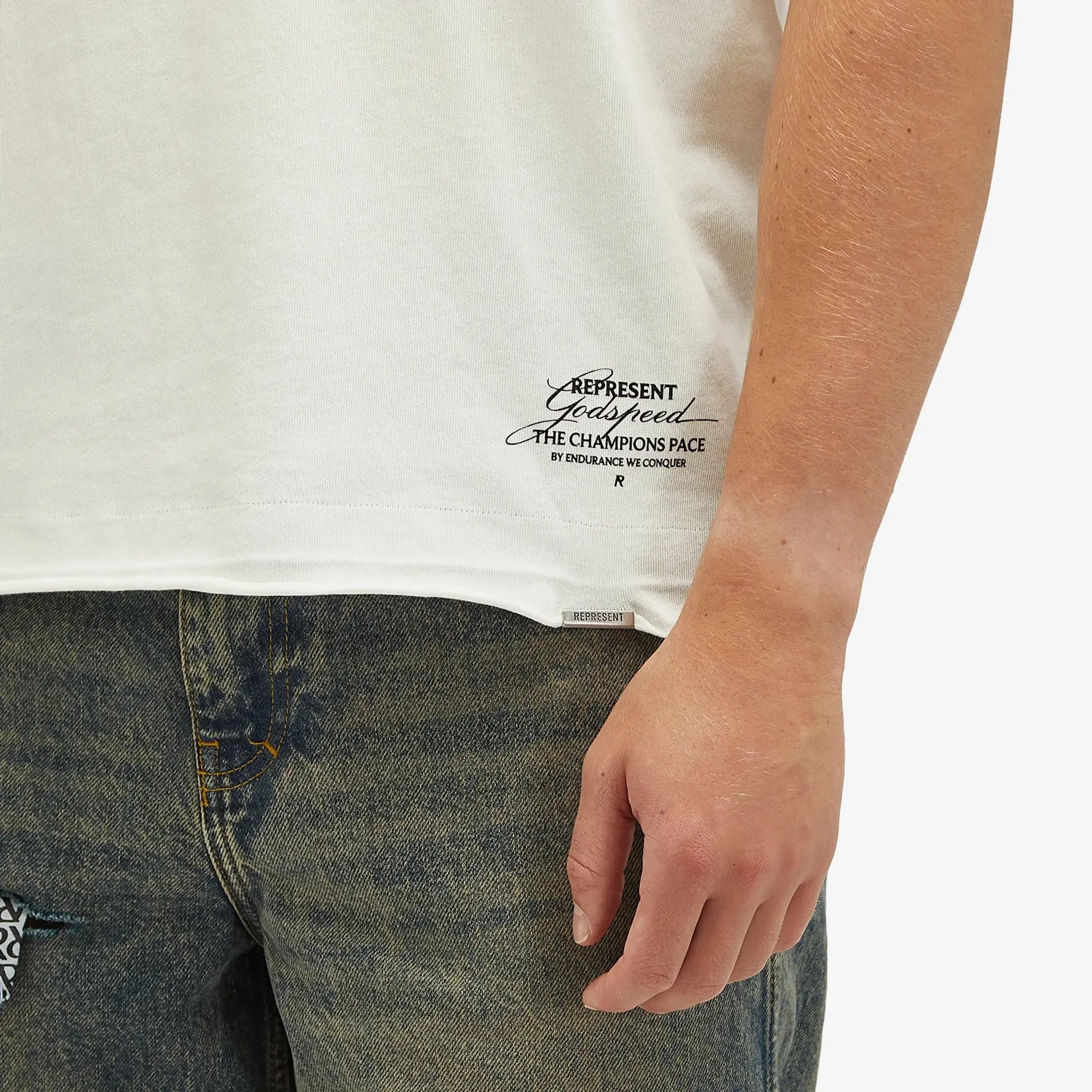 Represent Men's Godspeed T-Shirt Flat White