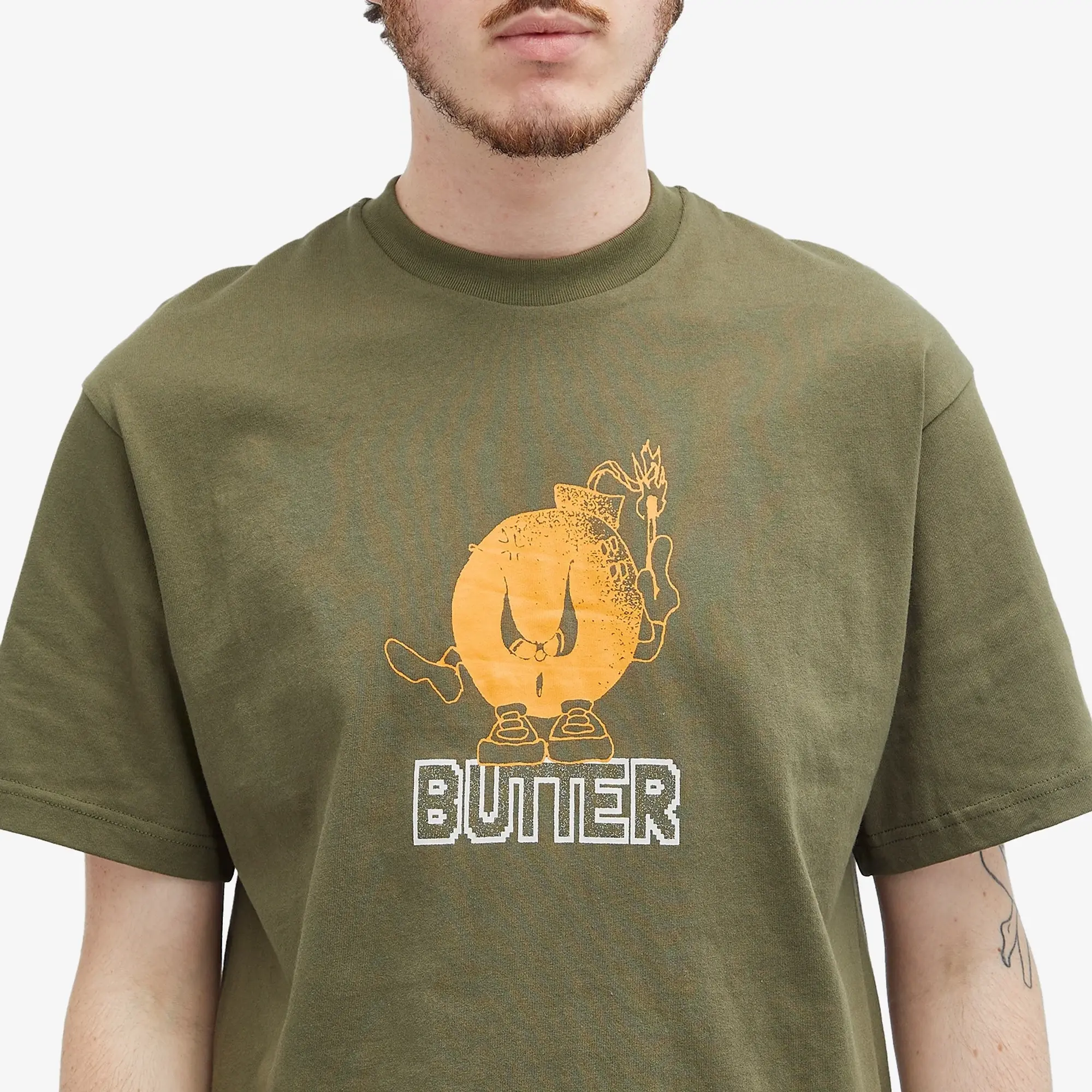 Butter Goods Men's Bomb T-Shirt Army