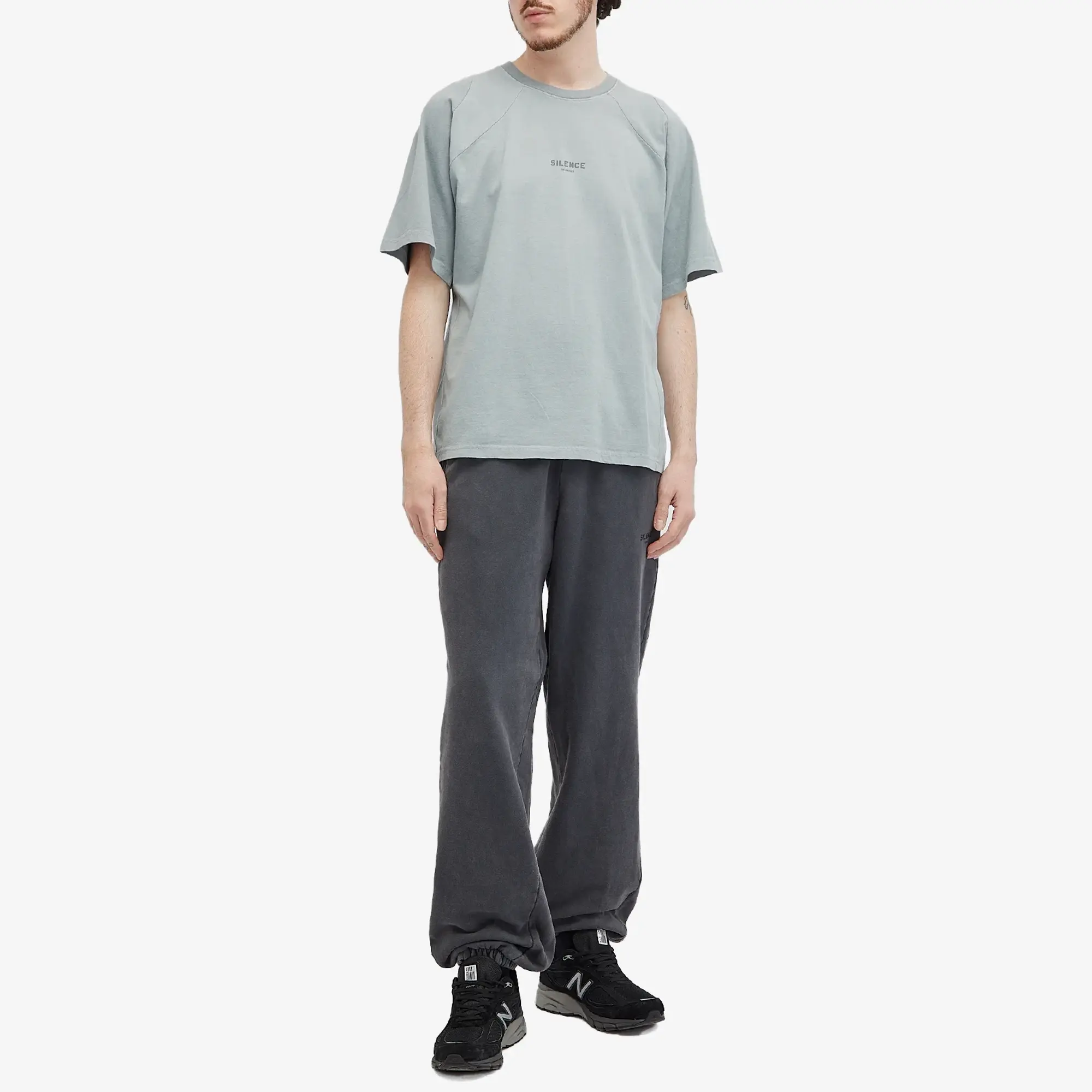 Han Kjobenhavn Men's SILENCE T-Shirt Steel Grey