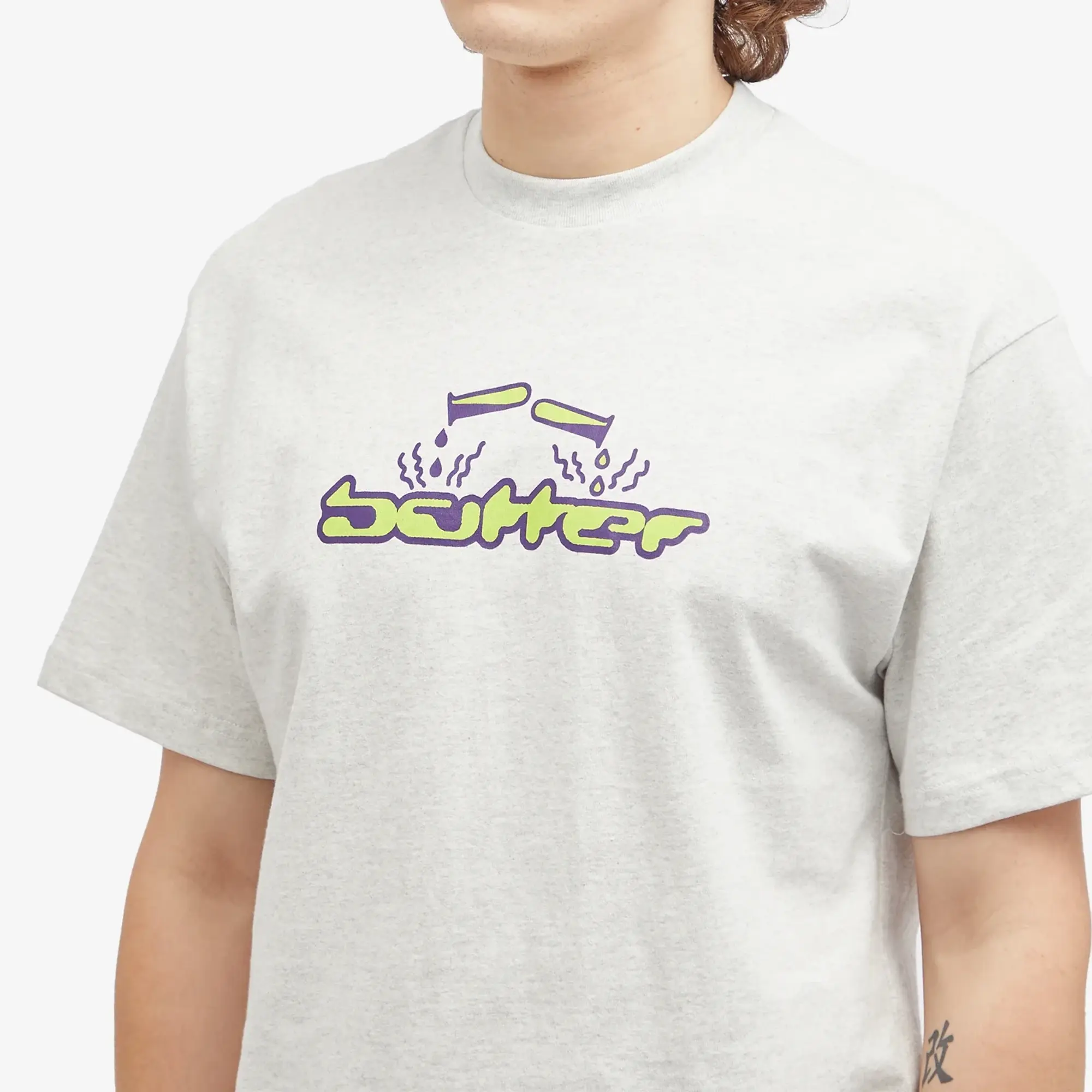 Butter Goods Men's Corrosive T-Shirt Ash