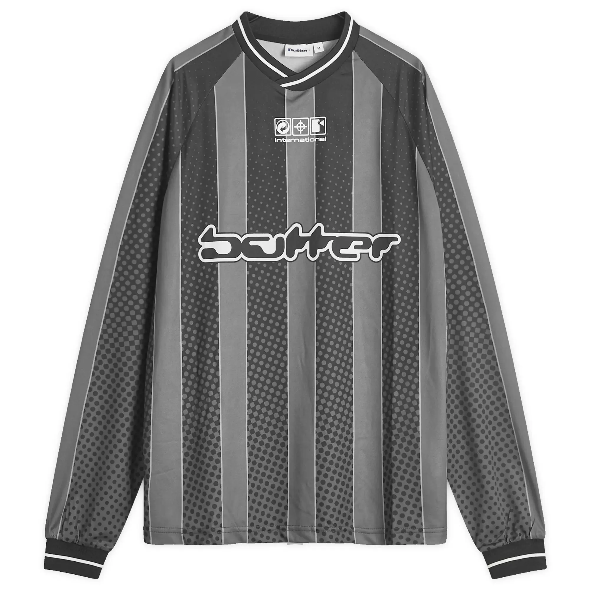 Butter Goods Men's Corrosive Long Sleeve Jersey Black