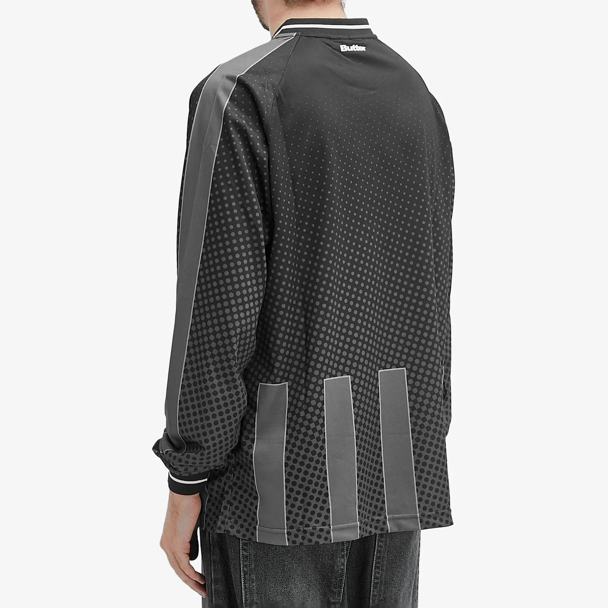 Butter Goods Men's Corrosive Long Sleeve Jersey Black