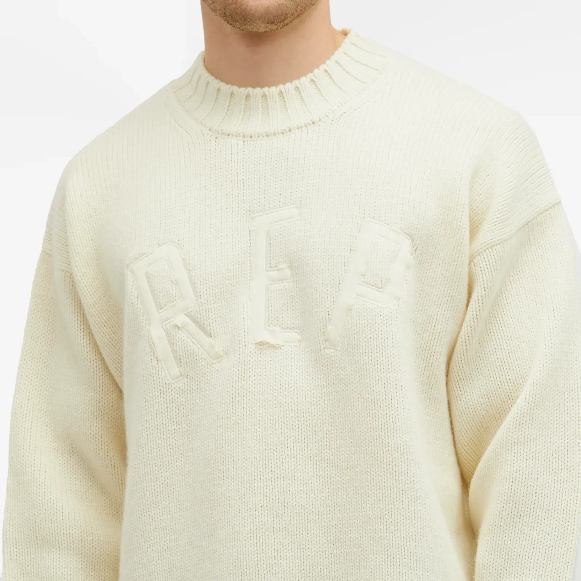Represent Men's Rep Knit Jumper Oat