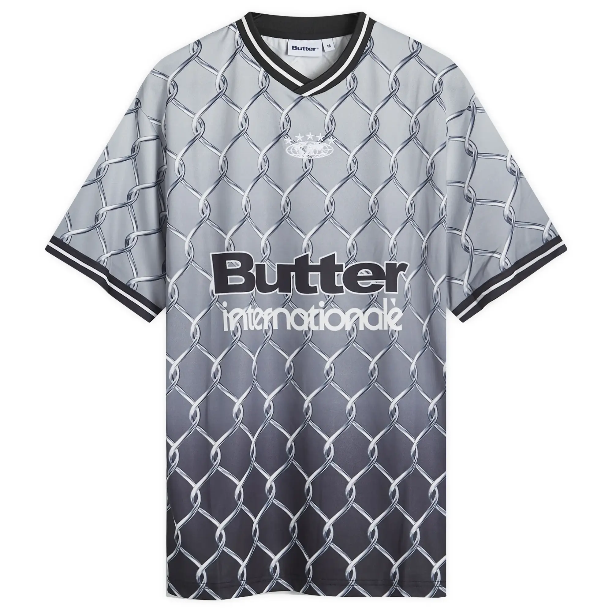 Butter Goods Cage Jersey Men Jerseys Grey