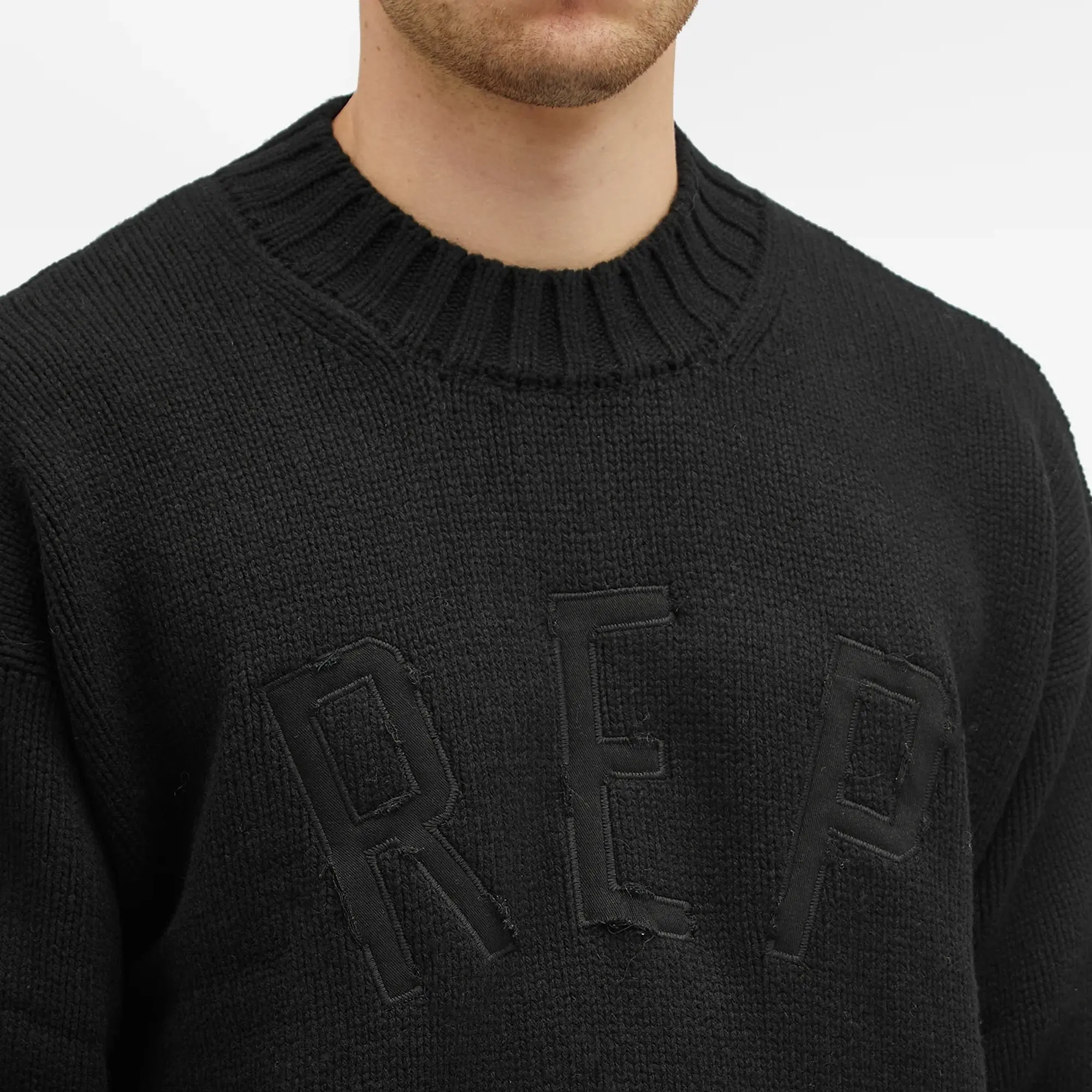 Represent Men's Rep Knit Jumper Black