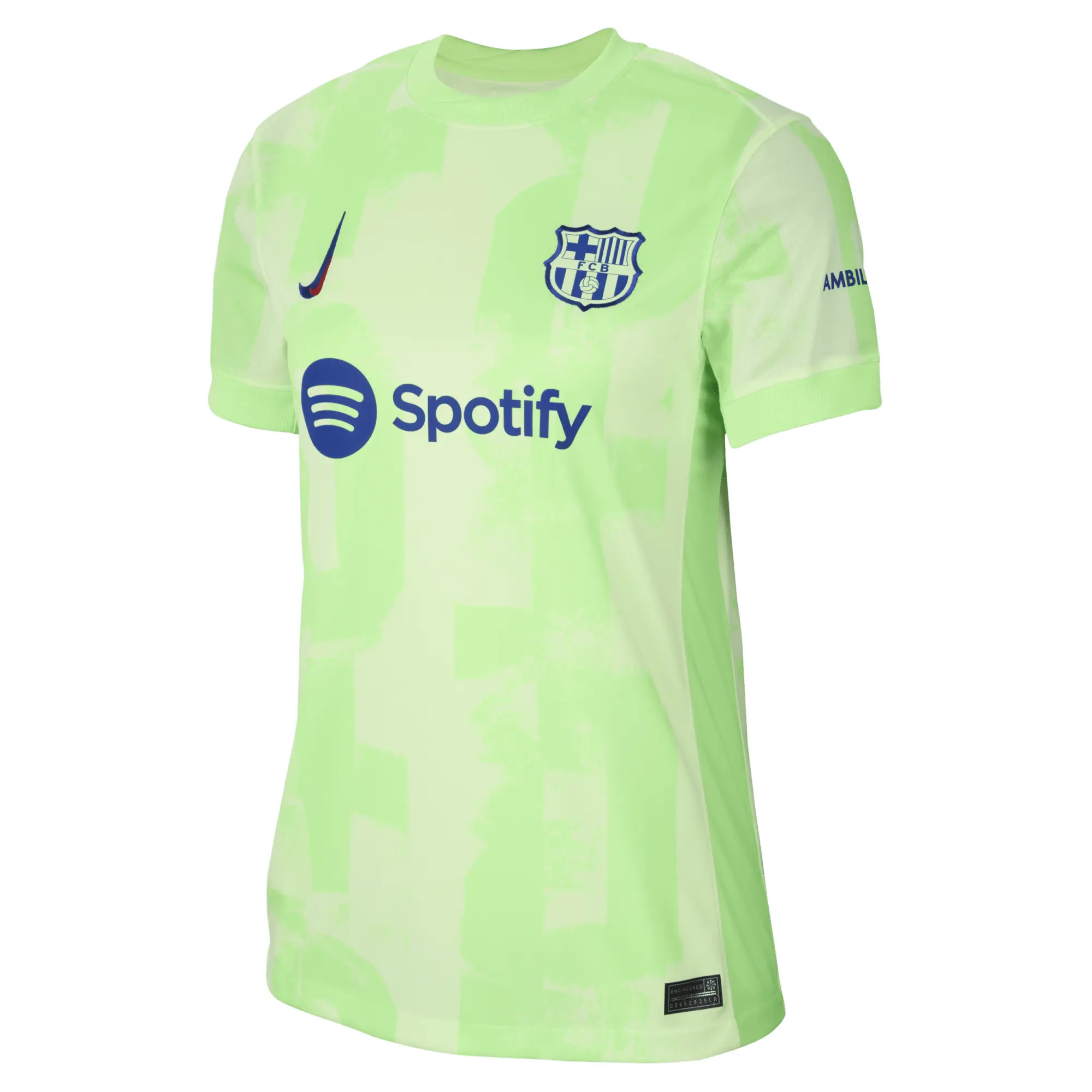 F.C. Barcelona 2024/25 Stadium Third Women's Nike Dri-FIT Football Replica Shirt - Yellow - Polyester