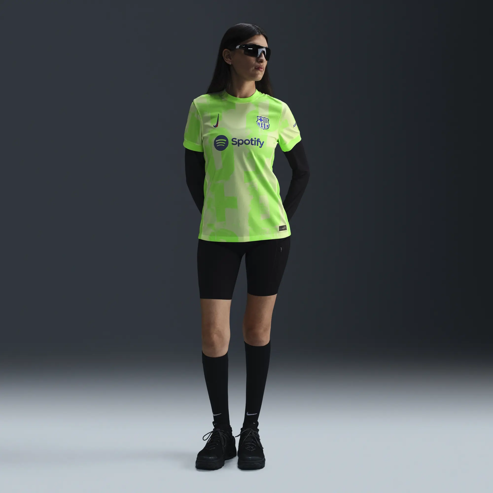 Nike FC Barcelona 24 25 Womens Dri FIT SS Stadium Third Shirt