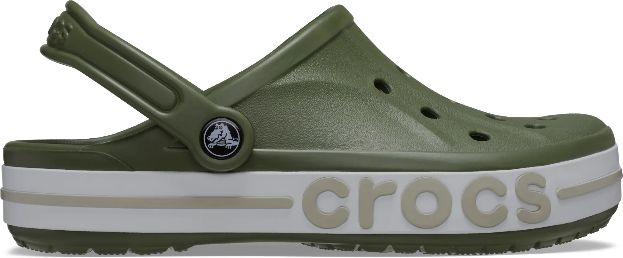 Crocs | Unisex | Bayaband | Clogs | Army Green / Cobblestone | M12