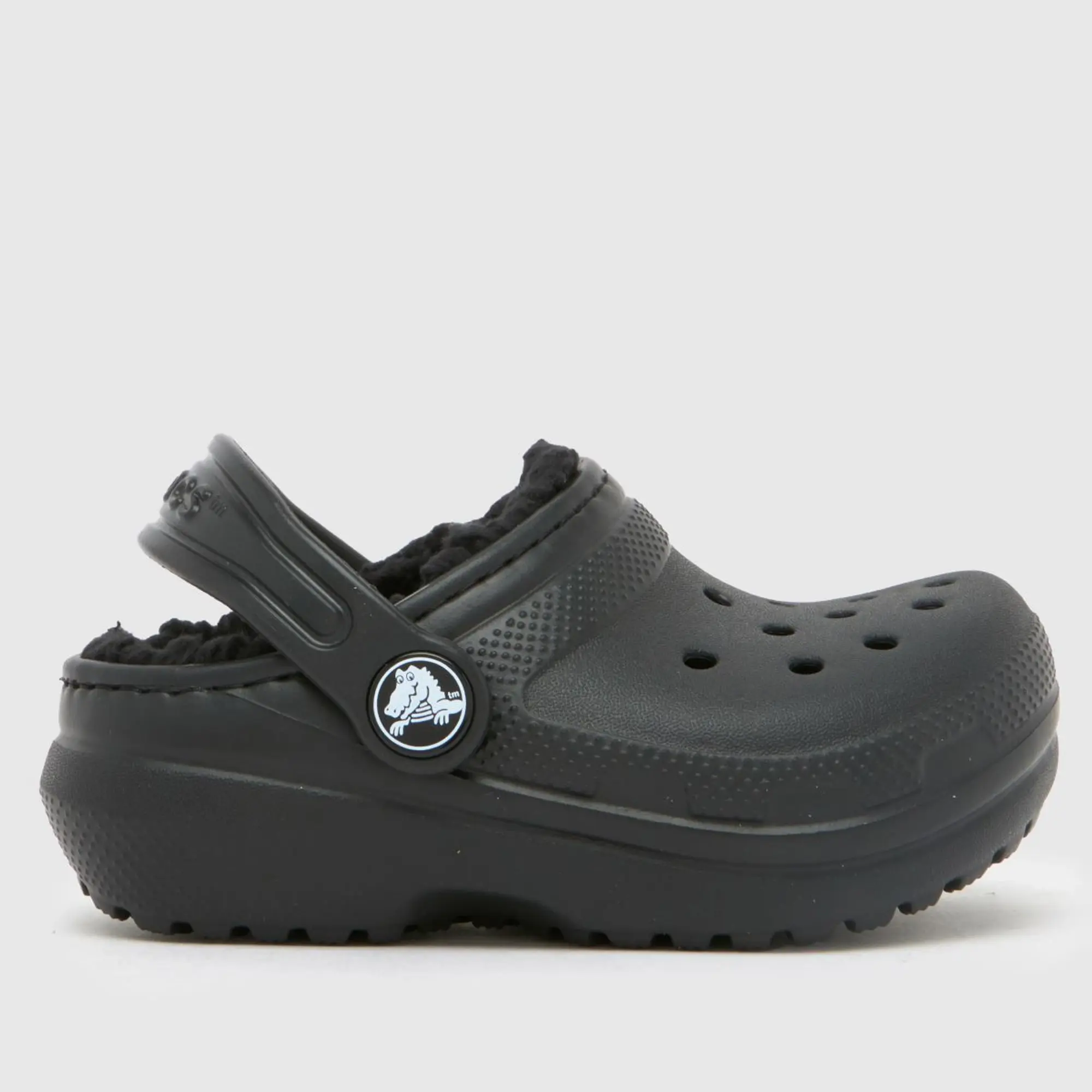 Crocs | Kids | Toddler Classic Lined | Clogs | Black / Black | C10