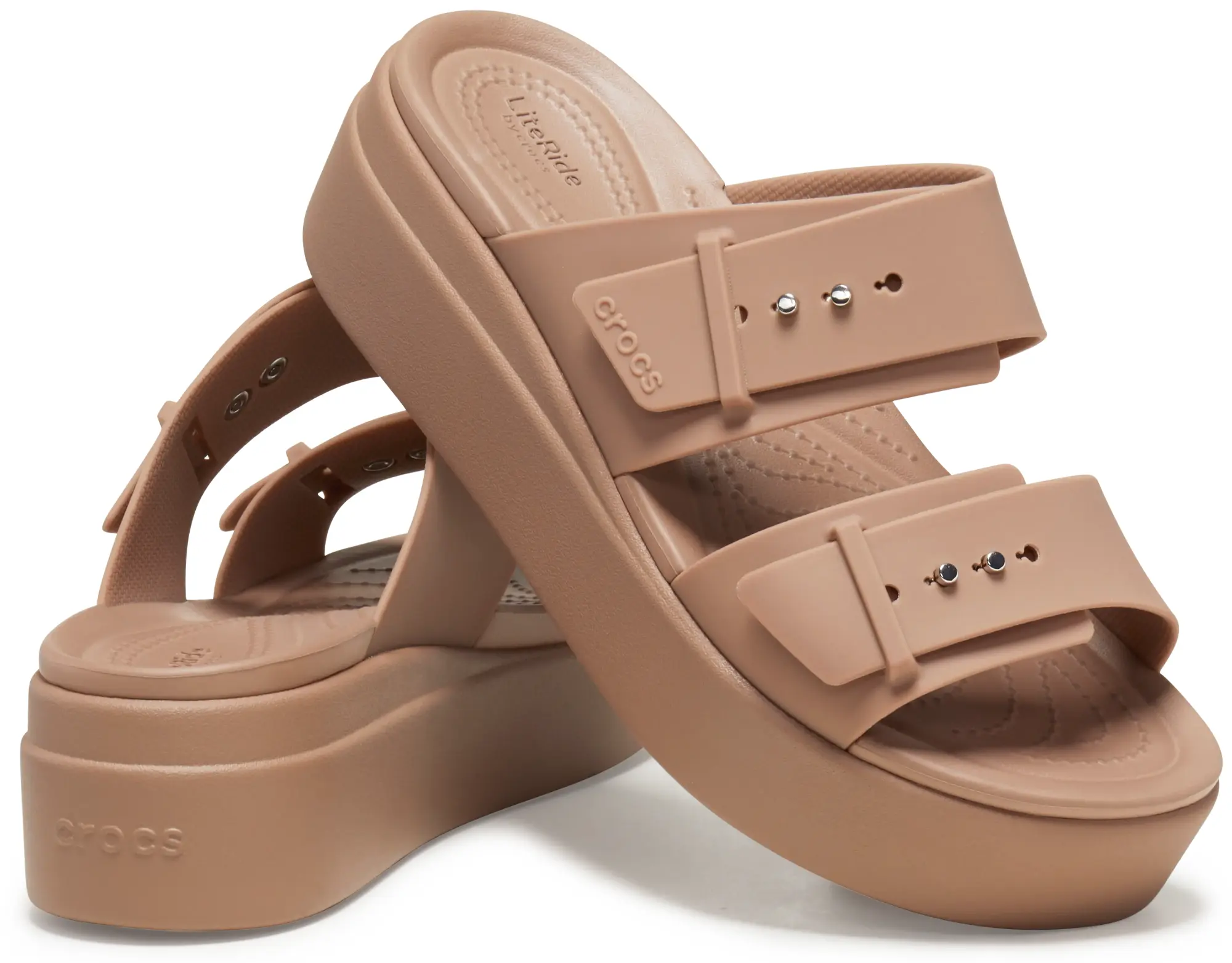 Crocs Brooklyn Sandals, Light Brown