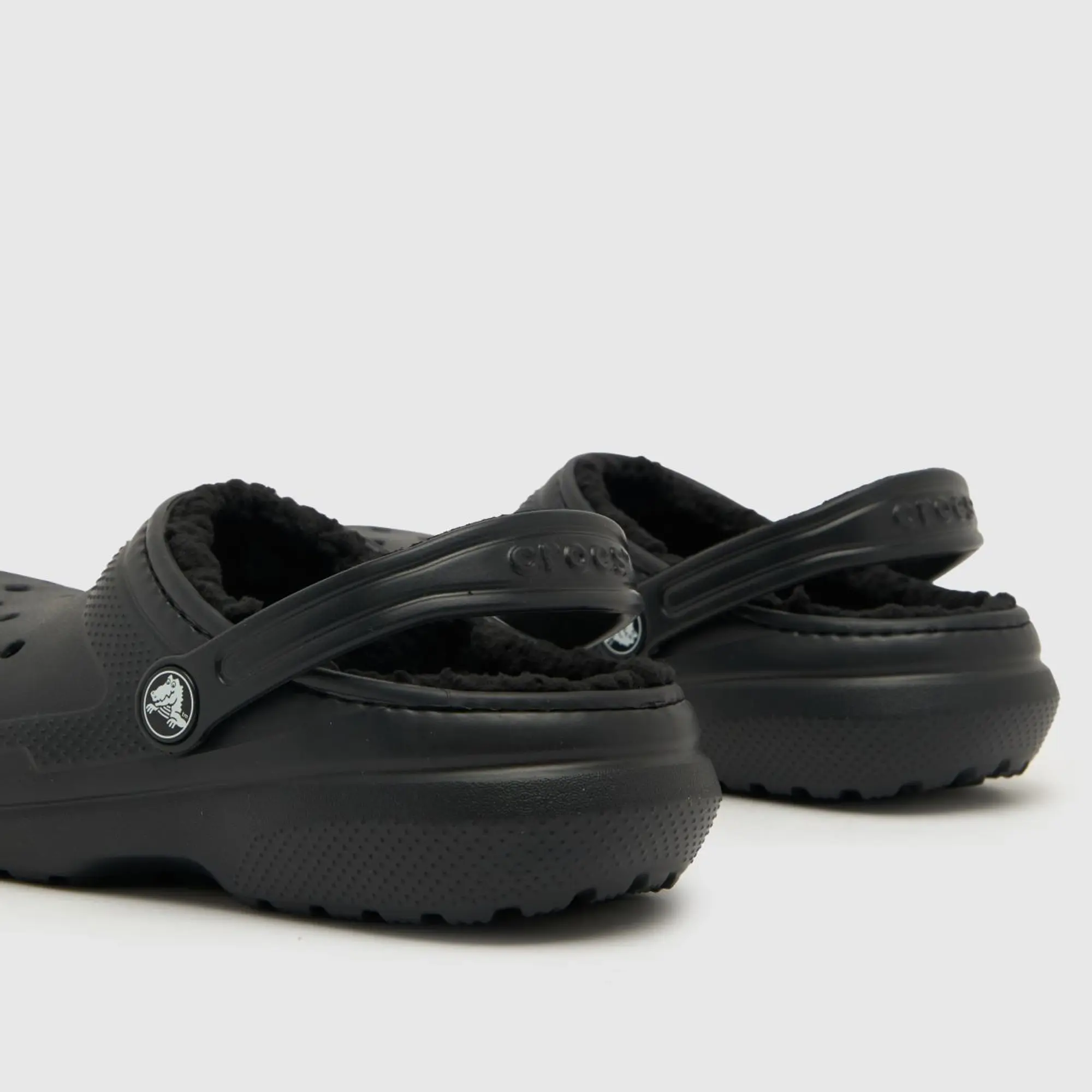 Crocs | Kids | Classic Lined | Clogs | Black / Black | J6