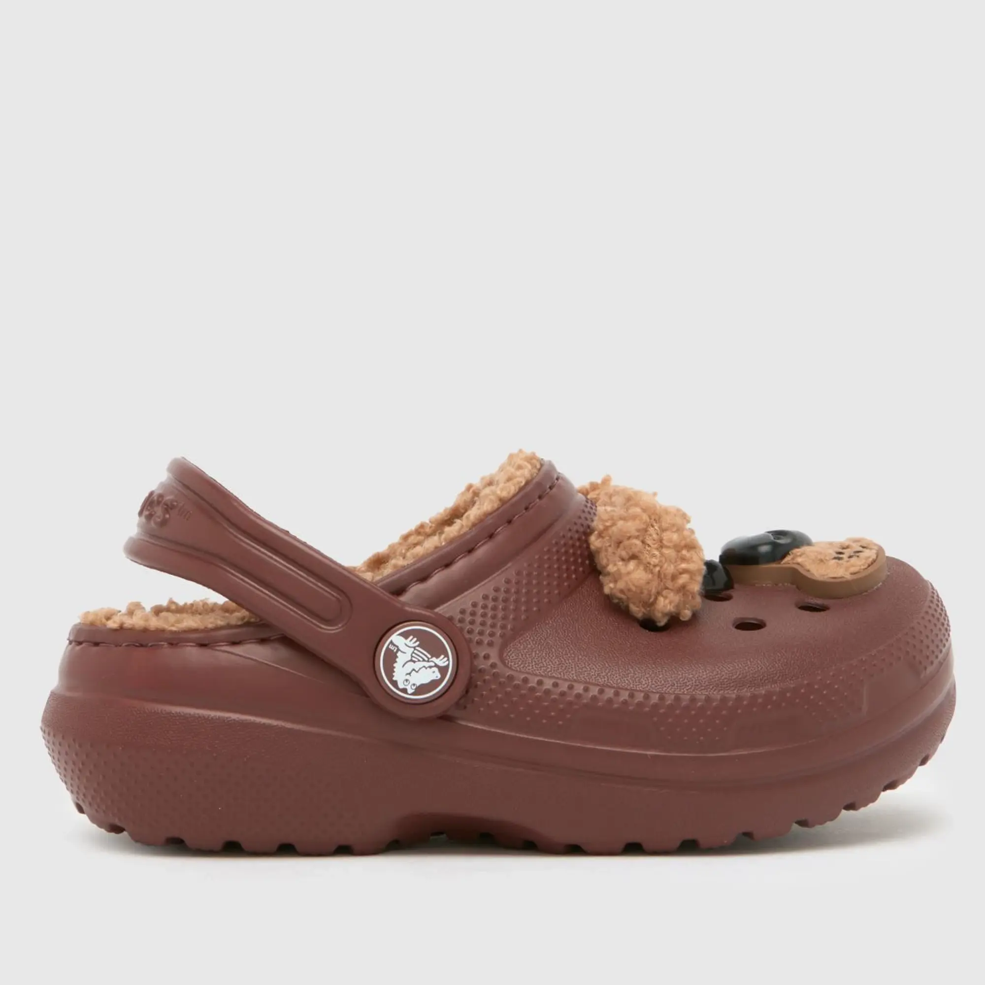 Crocs | Kids | Toddler Classic Lined I AM Brown Bear | Clogs | Dark Clay | C10