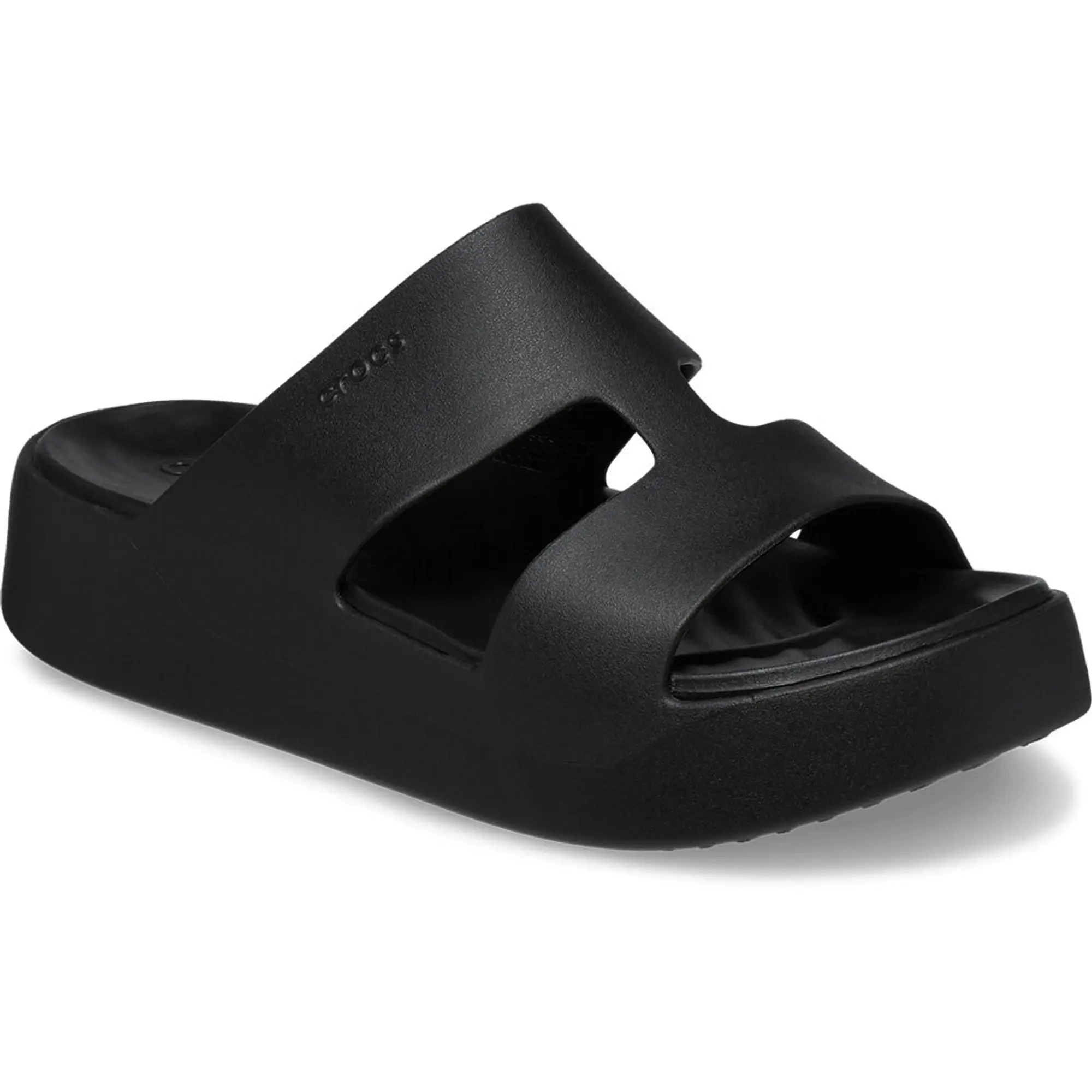 Crocs | Women | Getaway Platform H-Strap | Sandals | Black | 9