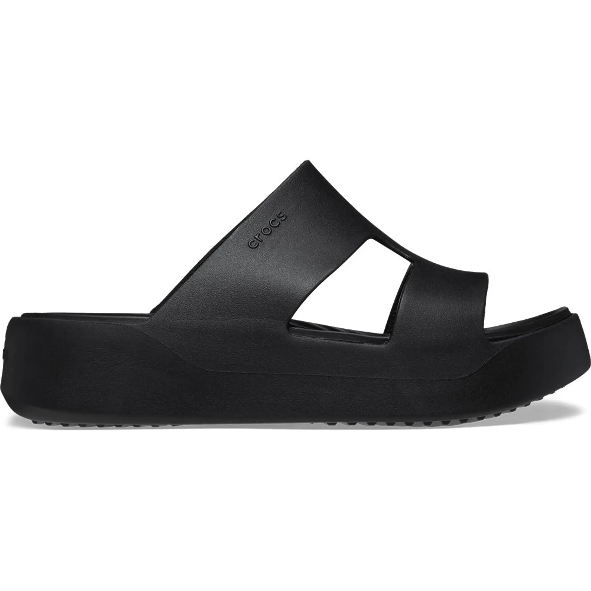 Crocs | Women | Getaway Platform H-Strap | Sandals | Black | 9