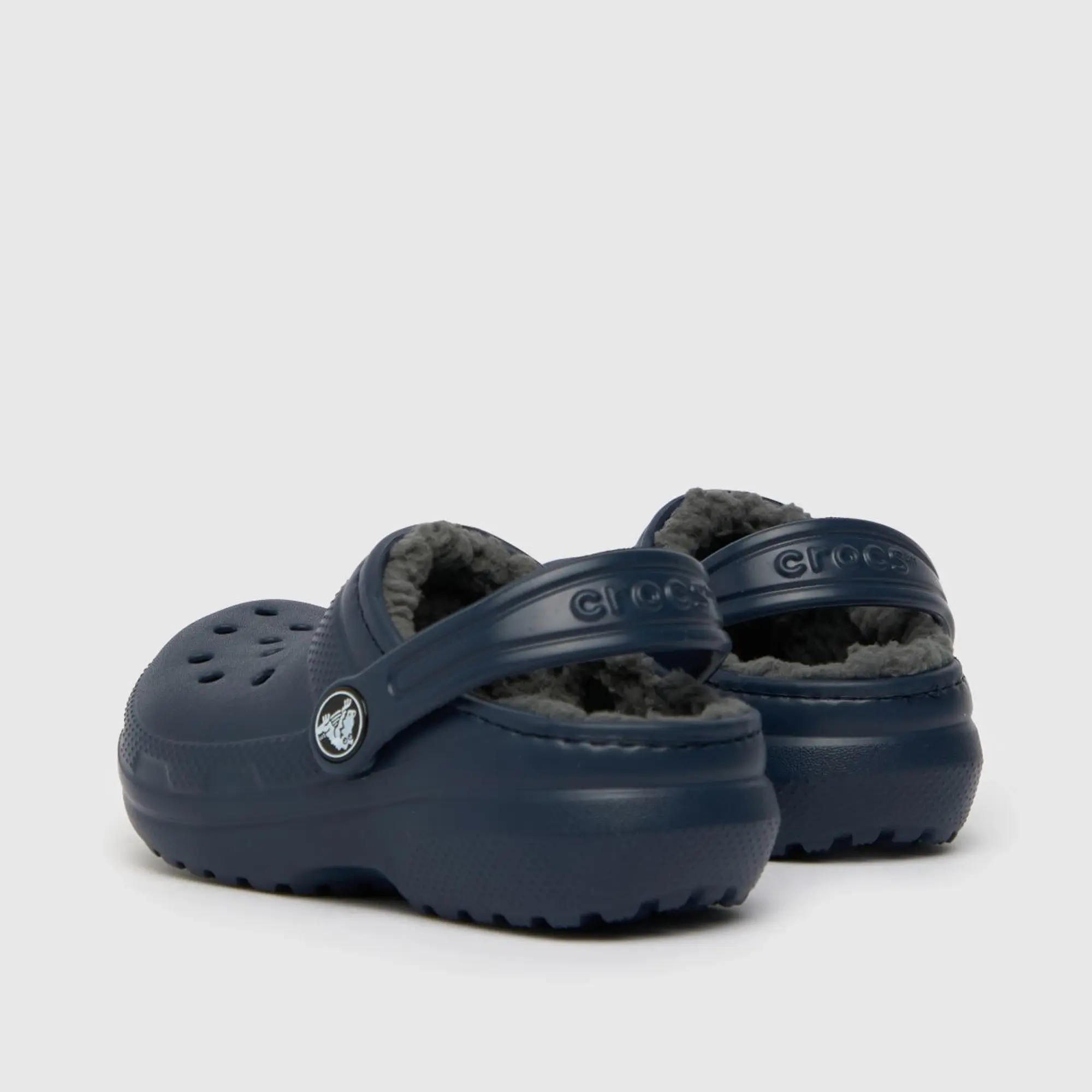 Crocs | Unisex | Classic Lined | Clogs | Navy / Charcoal | M11