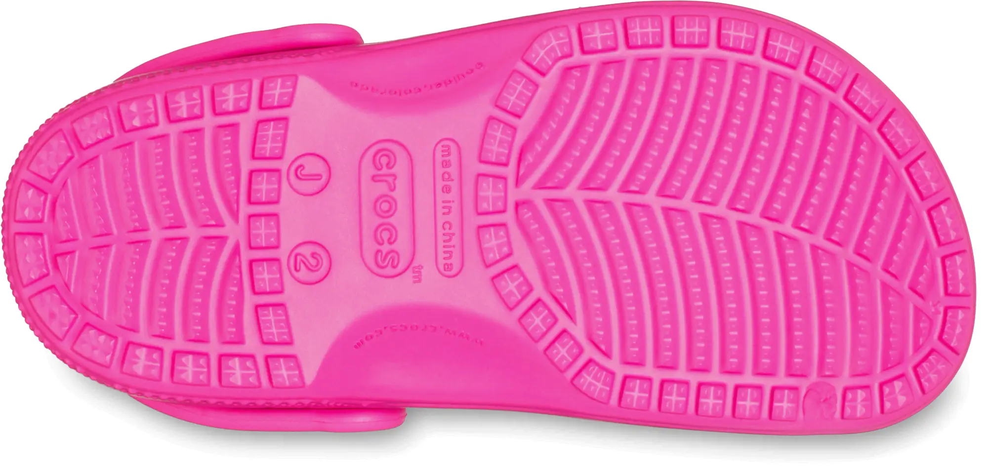 Crocs Junior Classic Clog - Pink - Size 4 - Pink