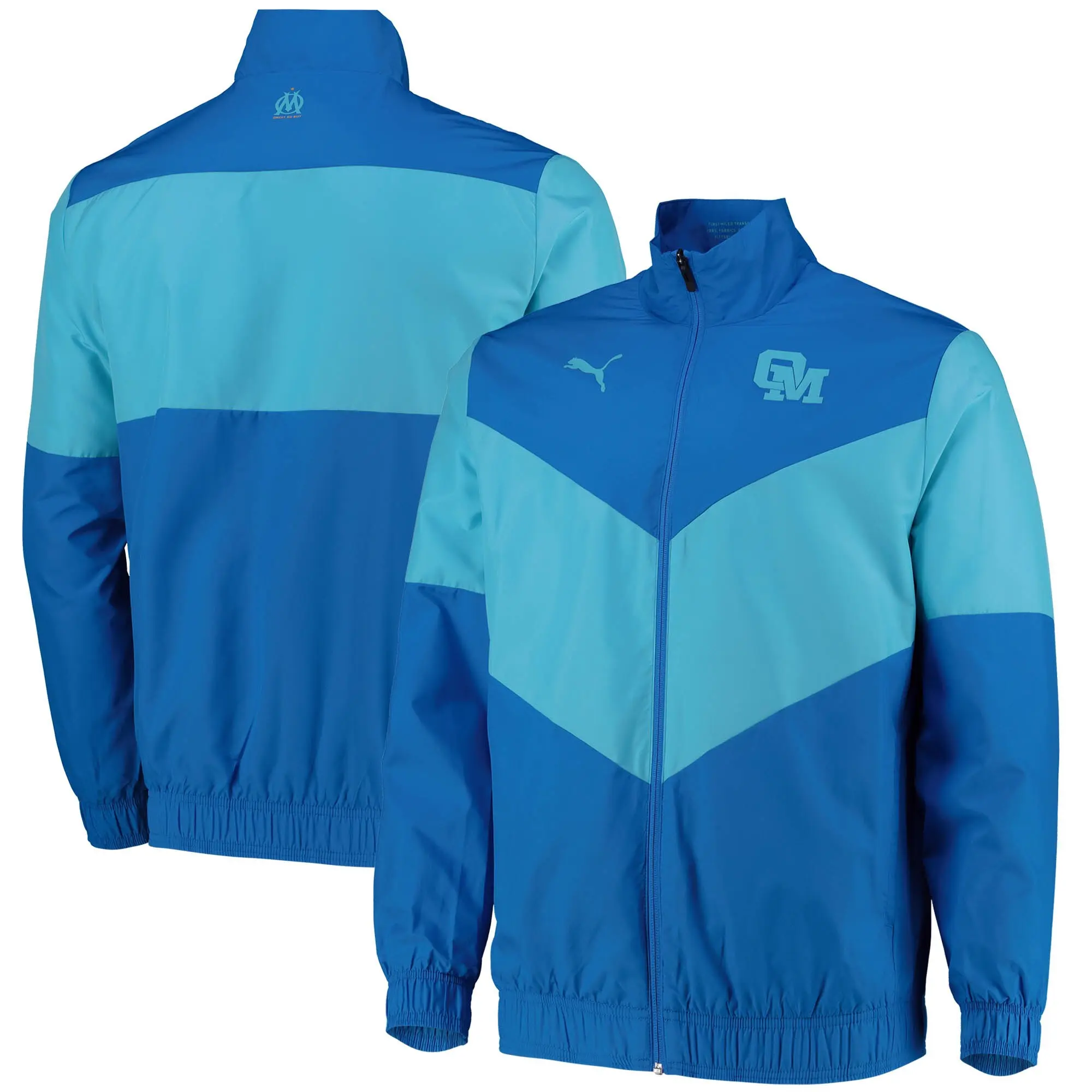 Marseille Pre-Match Jacket (Electric Blue) 2021-2022 Men's Made By: Puma
