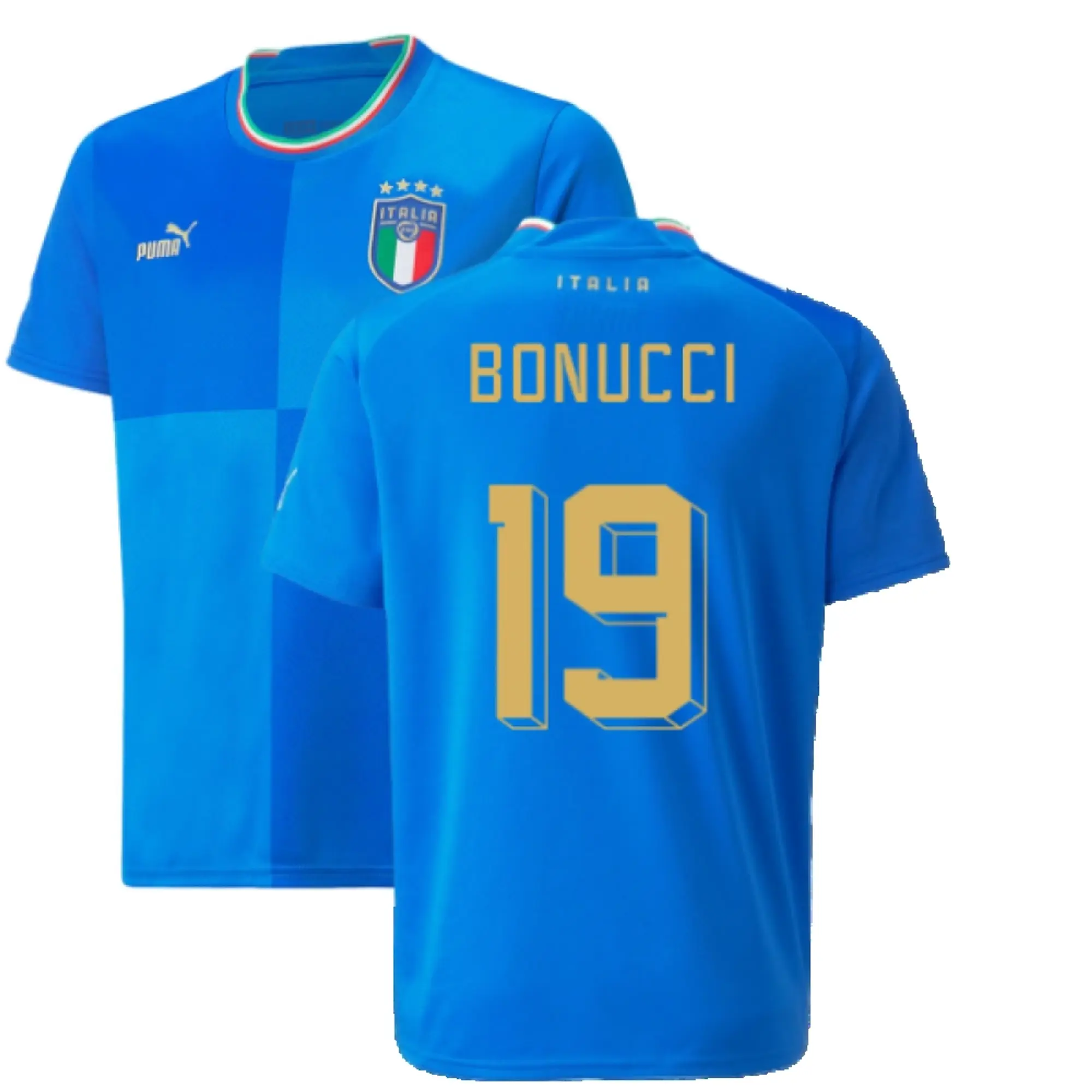 Puma Italy Kids SS Home Shirt 2022