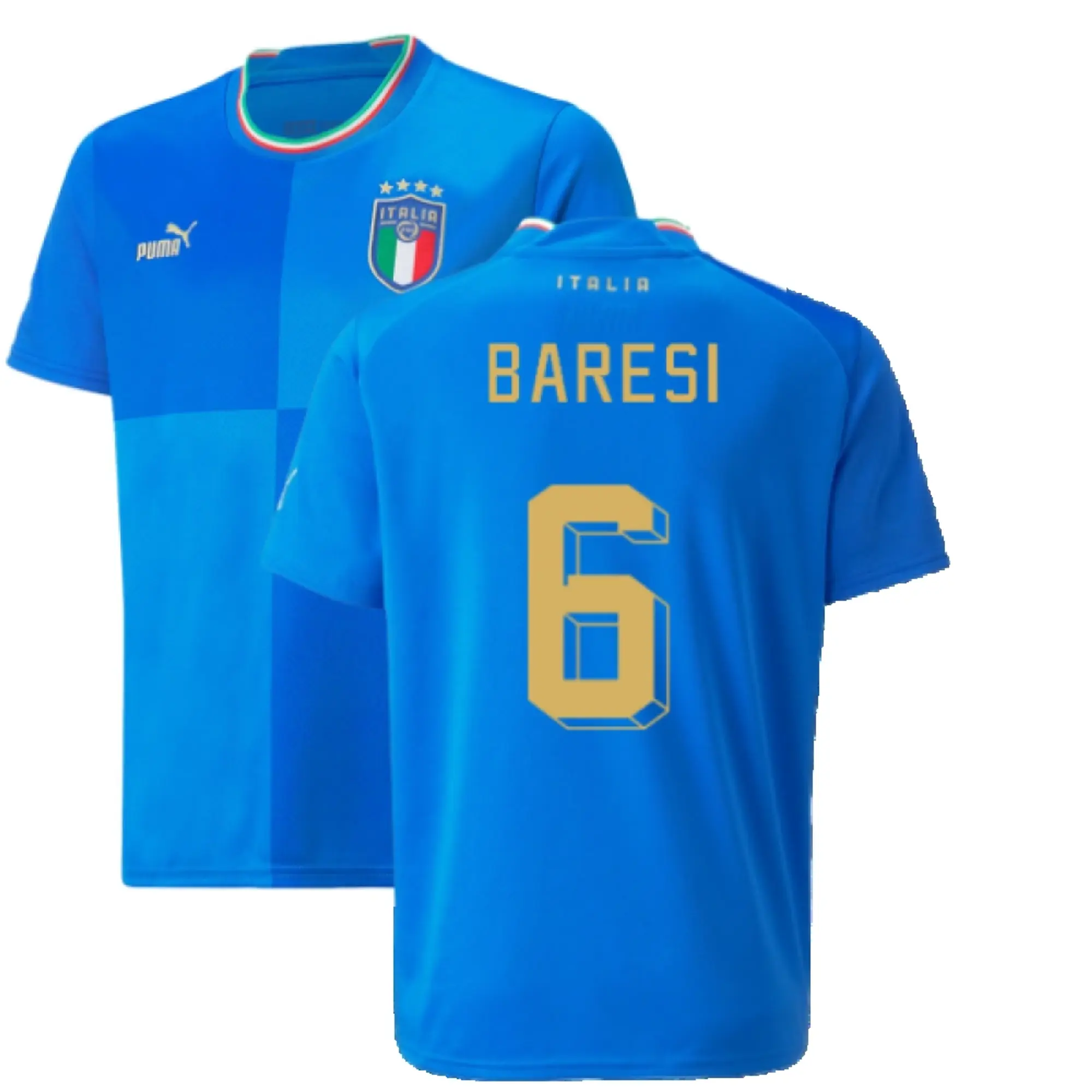 Puma Italy Kids SS Home Shirt 2022