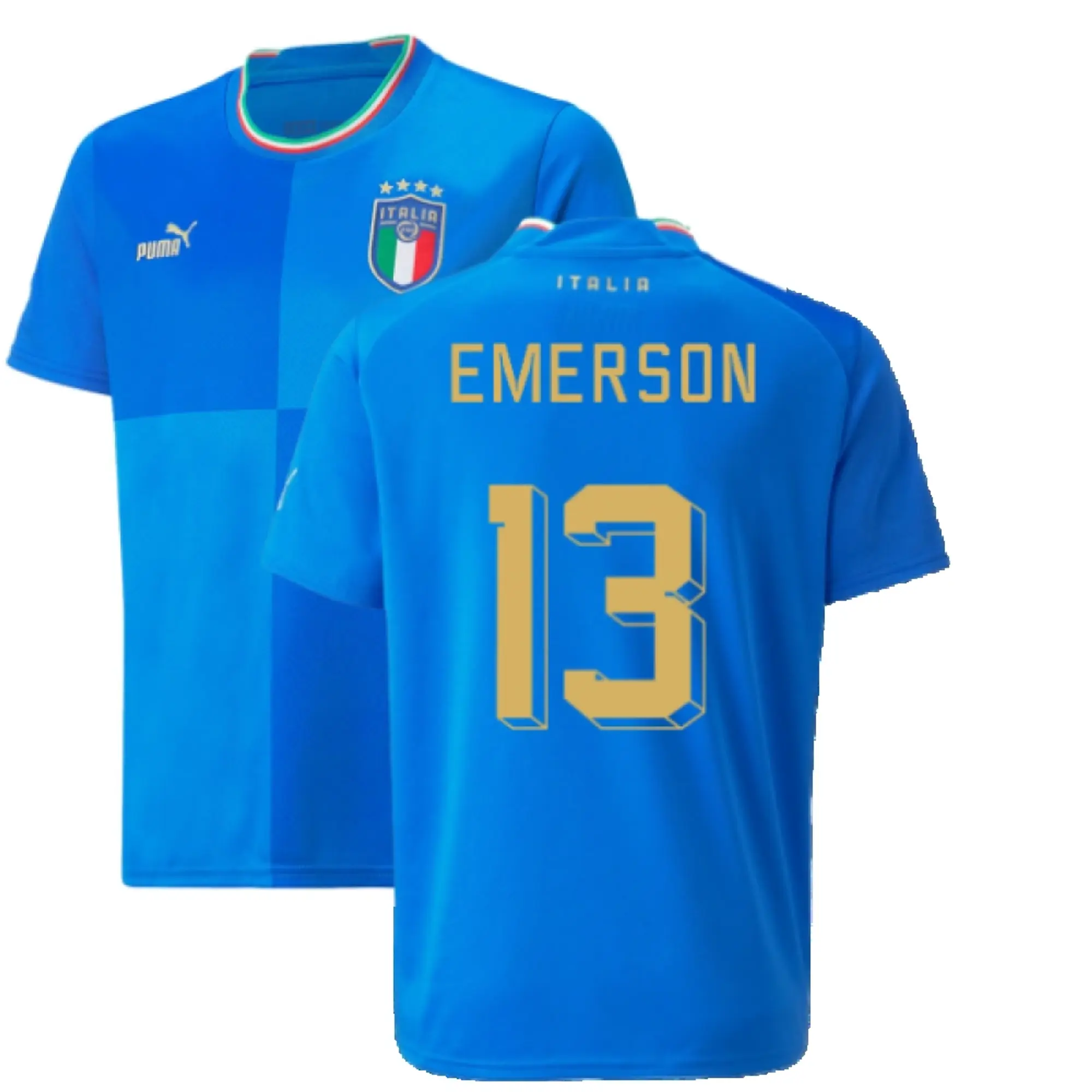 Puma Italy Kids SS Home Shirt 2022