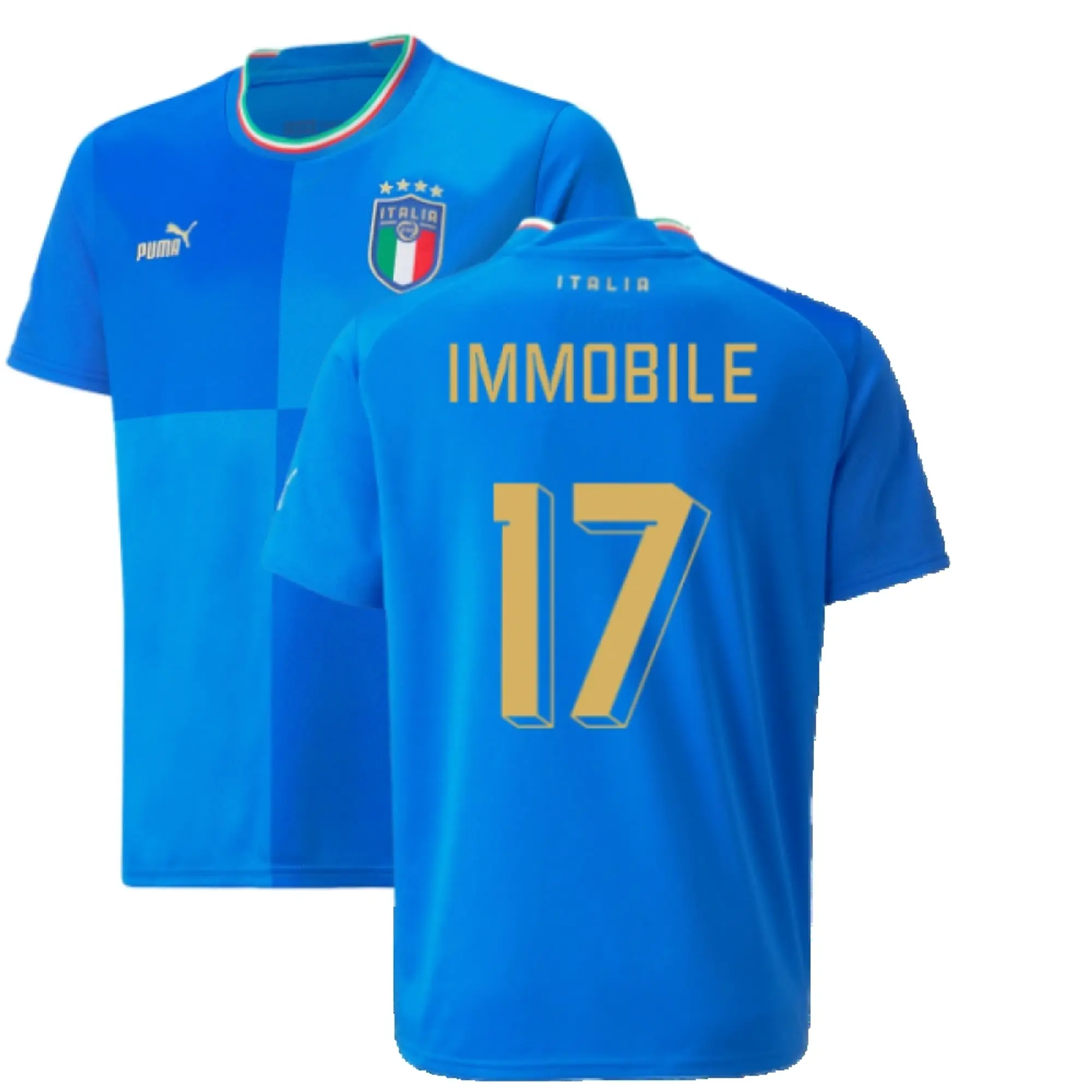 Puma Italy Kids SS Home Shirt 2022