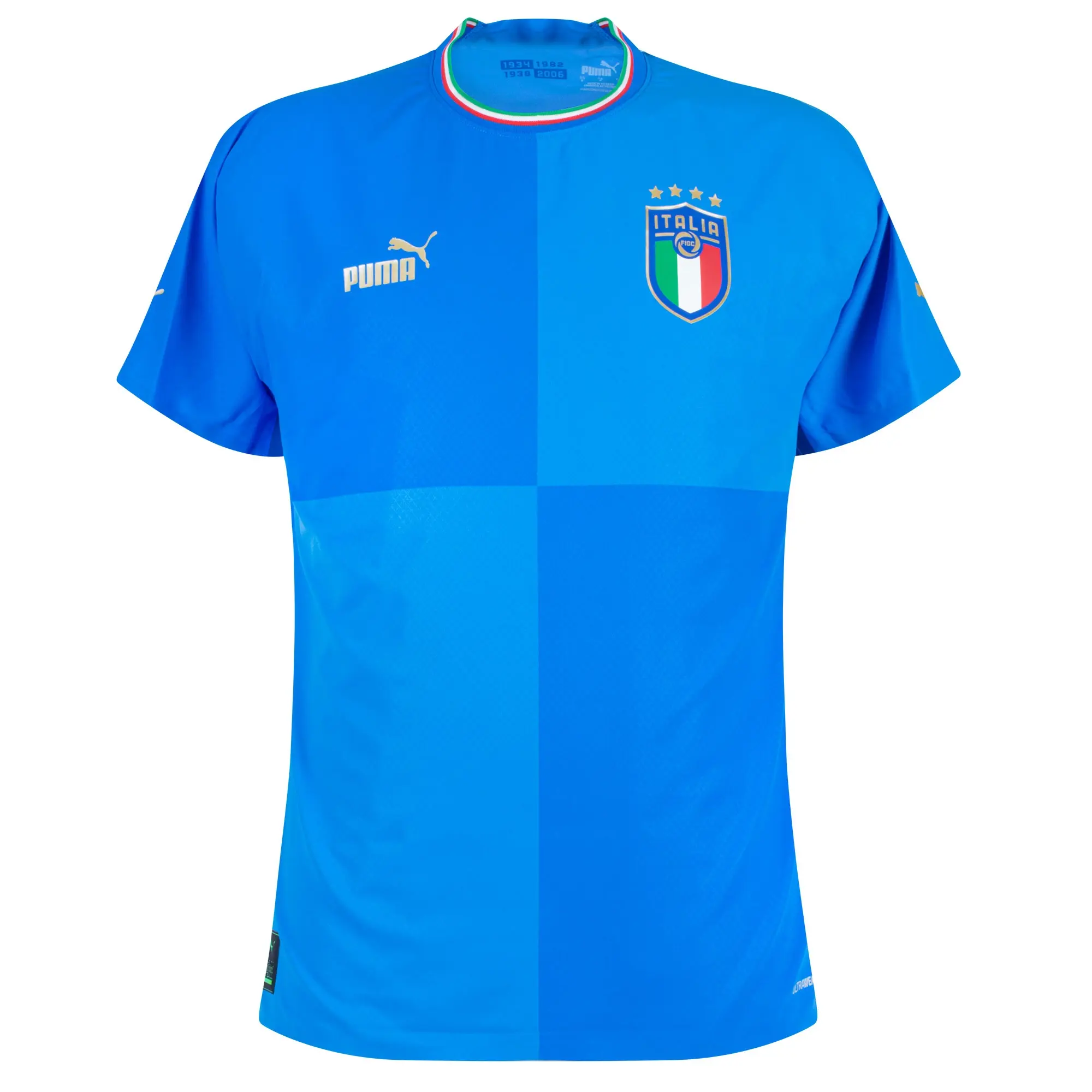 Puma Italy Mens SS Player Issue Home Shirt 2022