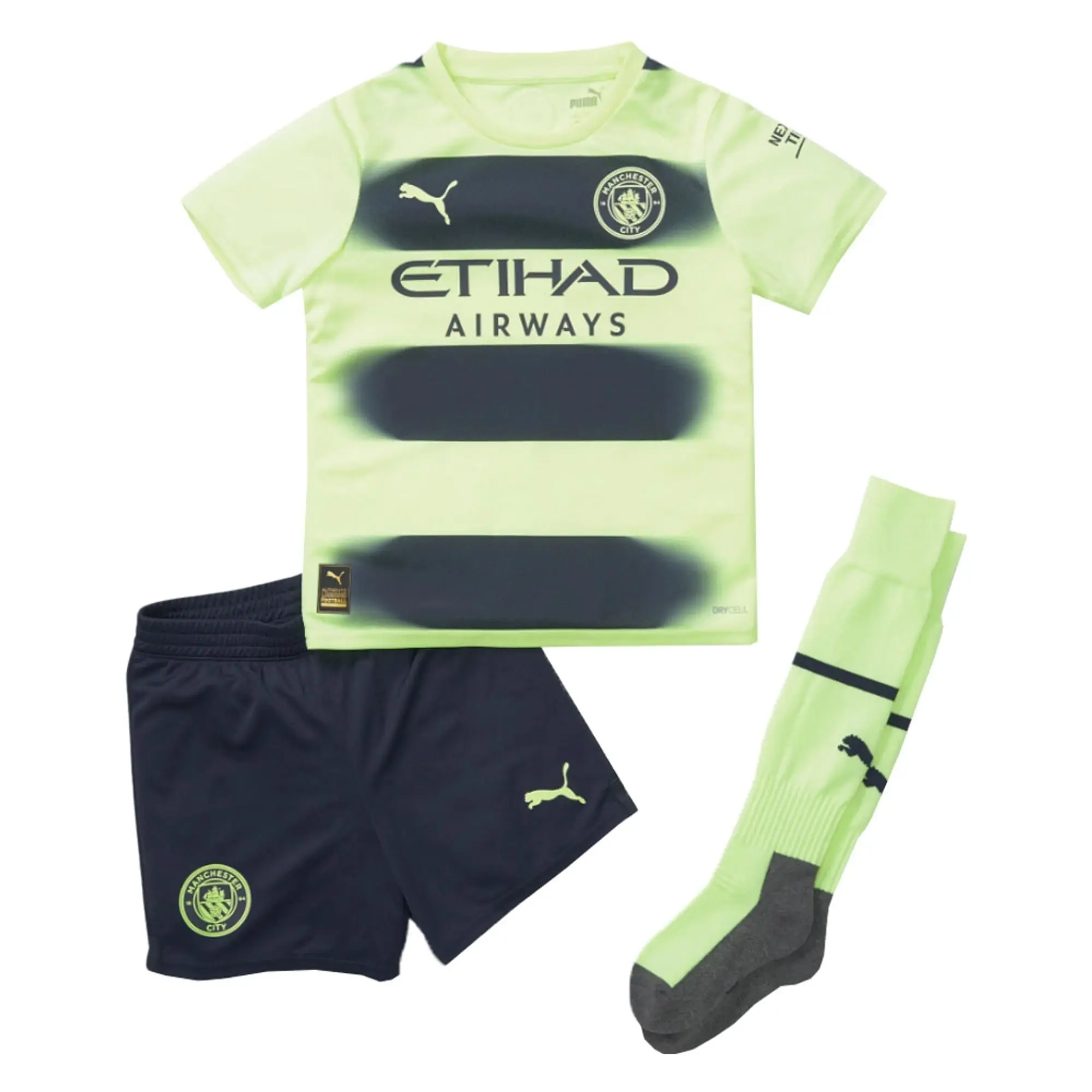 Puma Manchester City Kids SS Third Mini Kit 2022/23