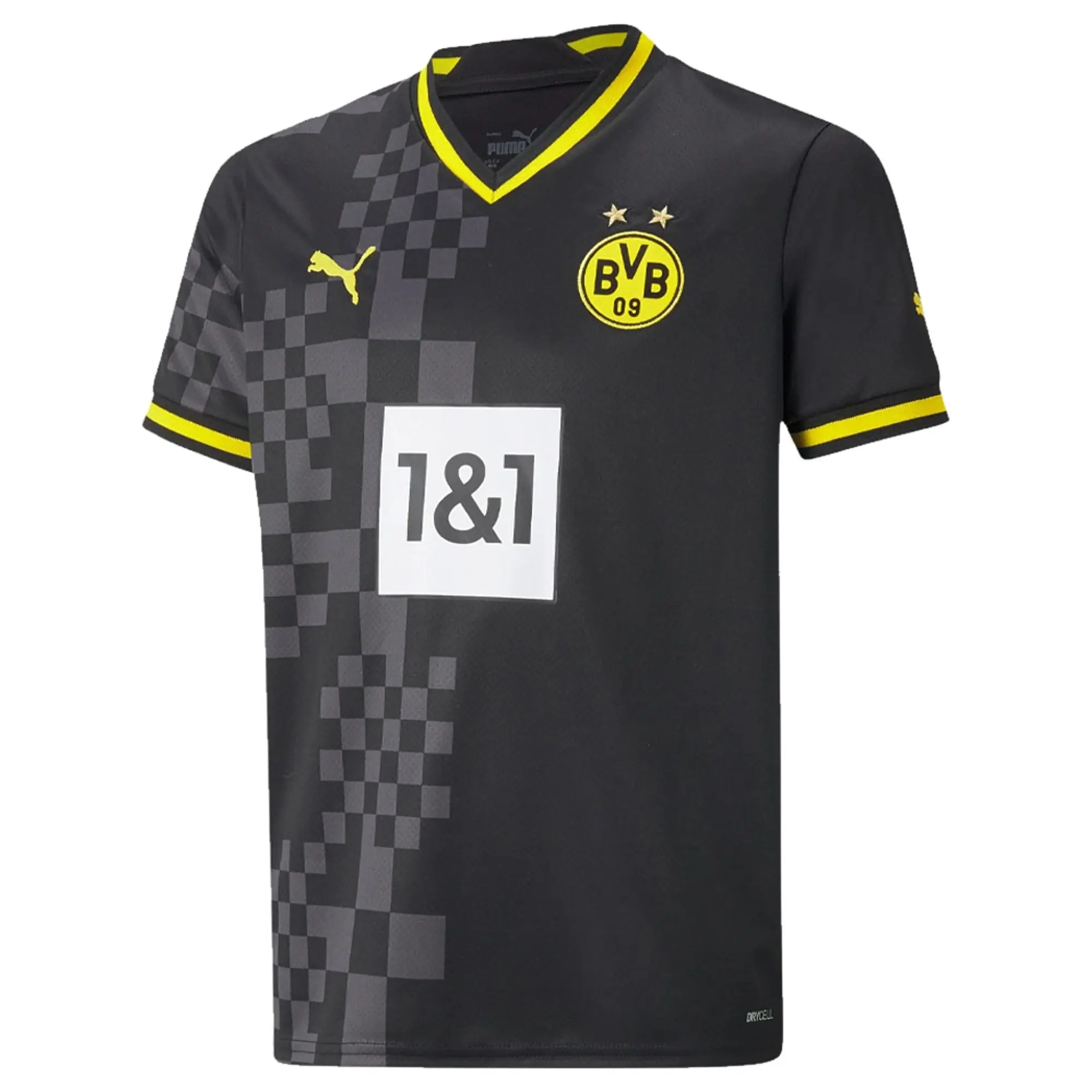 Puma Borussia Dortmund Kids SS Away Shirt 2022/23