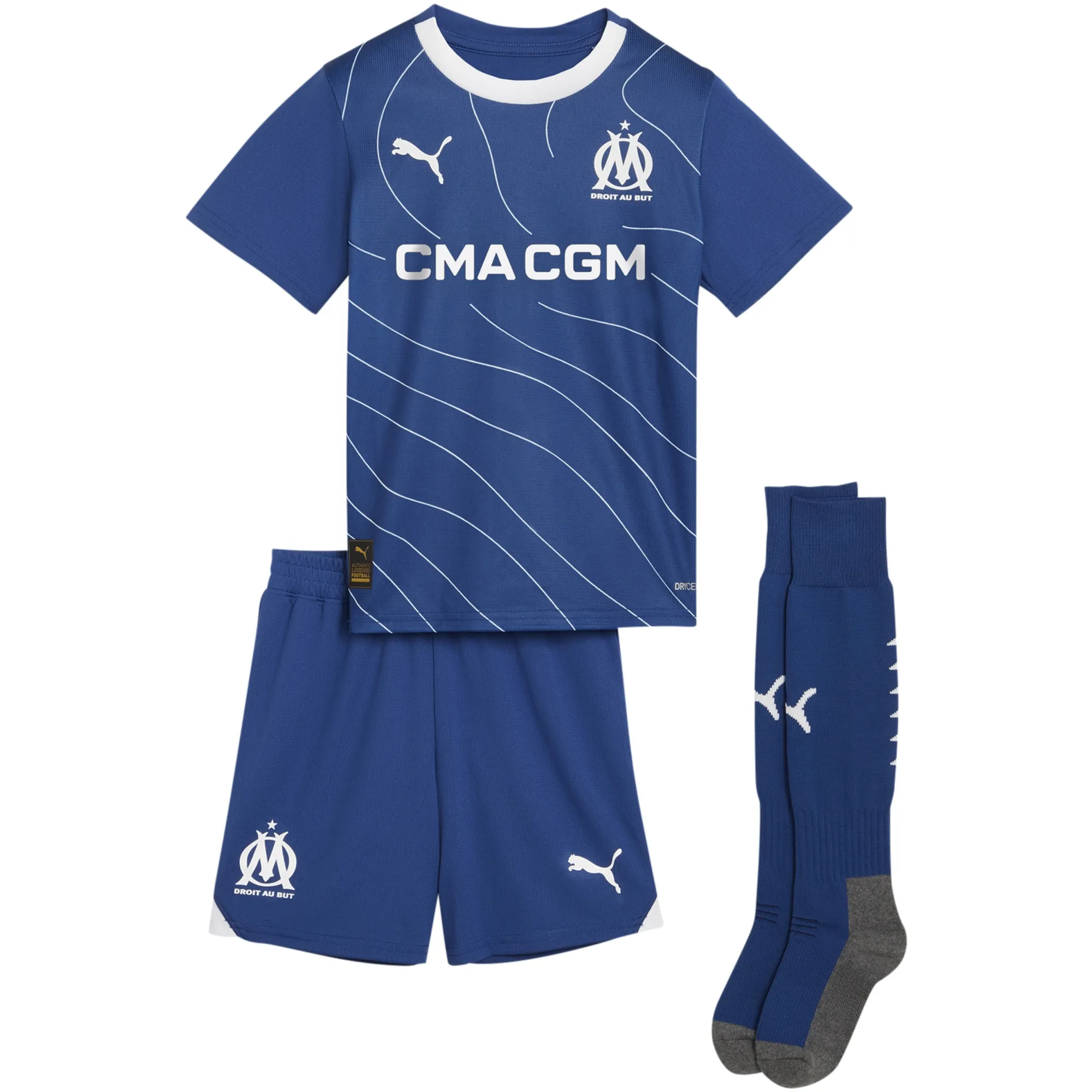 Puma Marseille Kids SS Away Mini Kit 2023/24