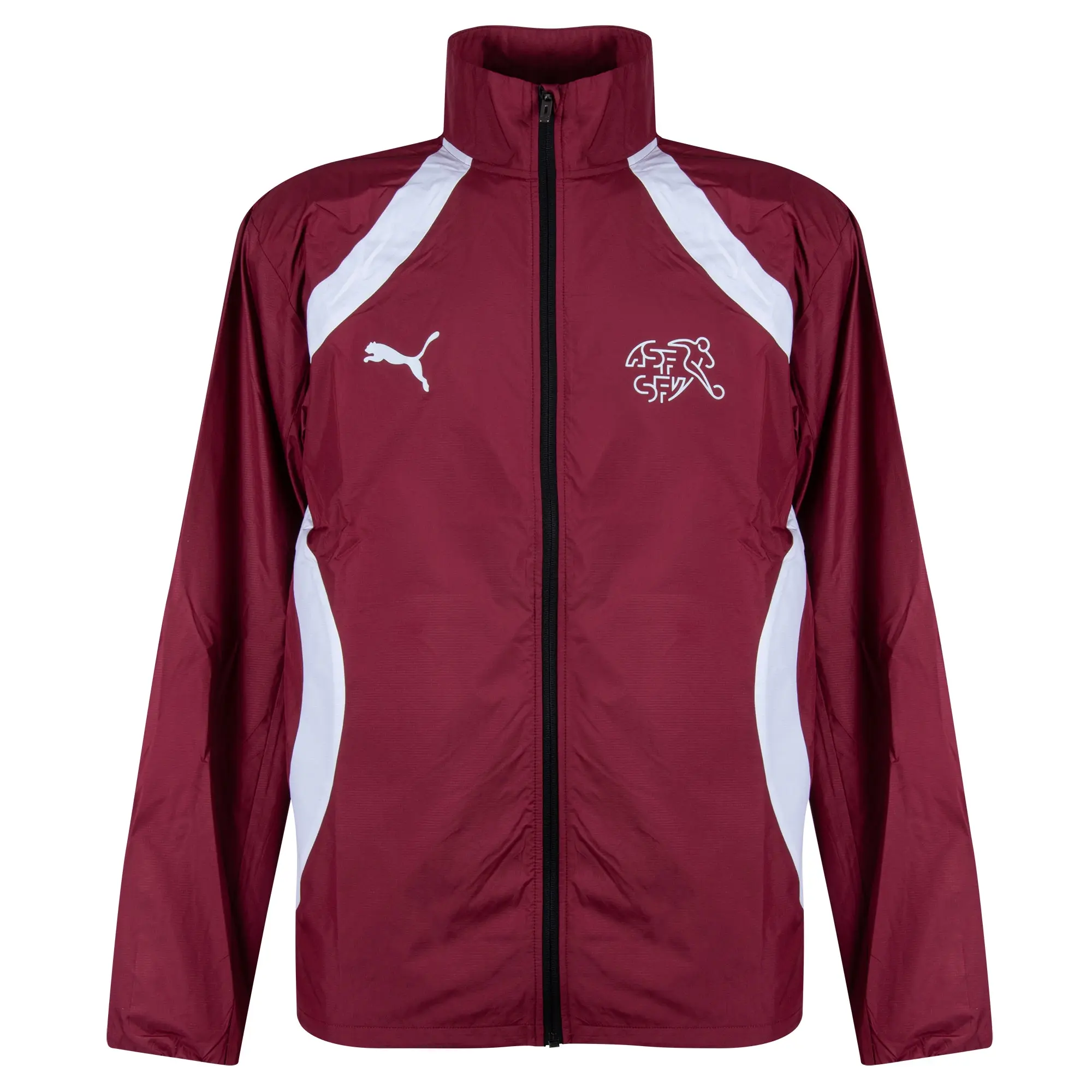 Puma Switzerland Pre-Match Woven Jacket - Red 2024-2025
